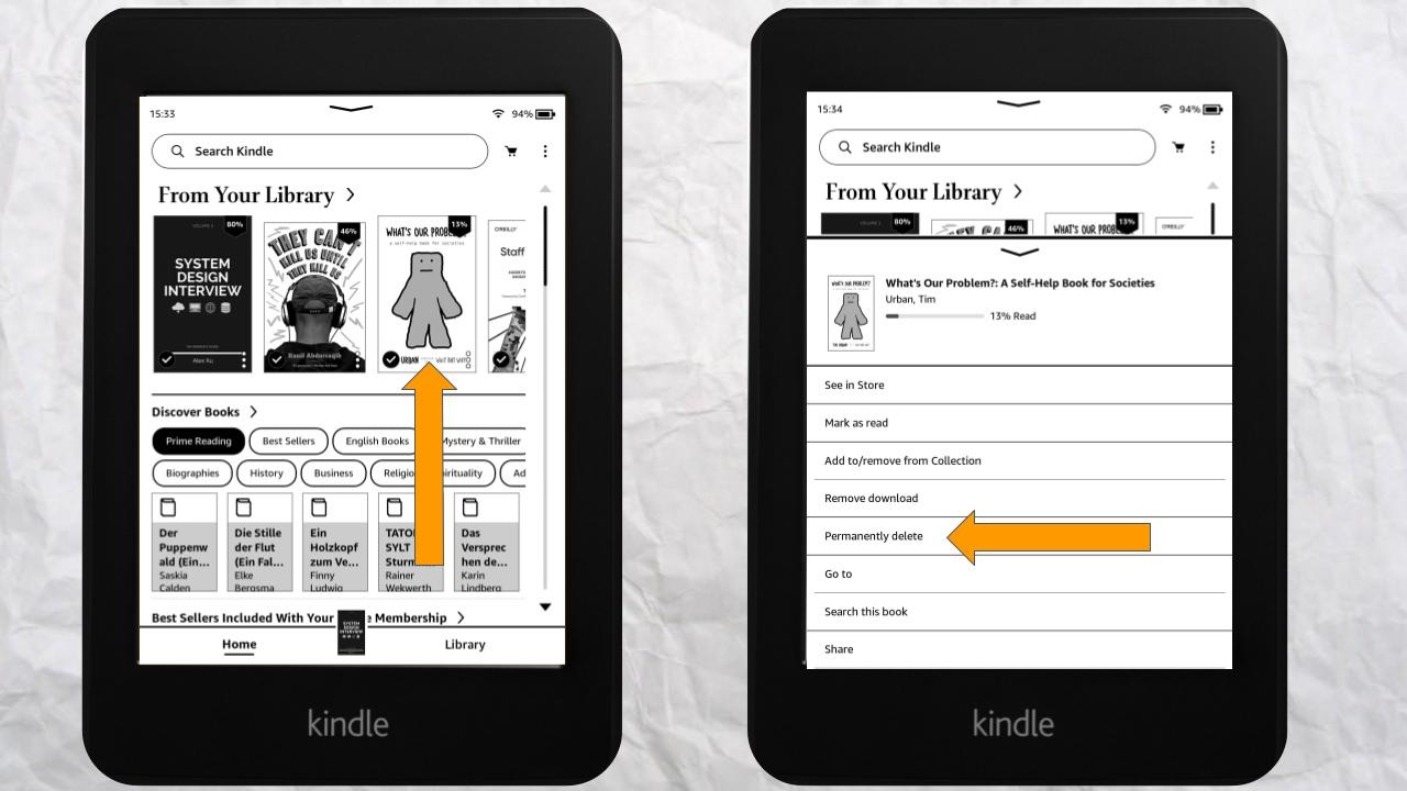 So löscht ihr Bücher auf dem Kindle dauerhaft - Schritt-für-Schritt-Anleitung