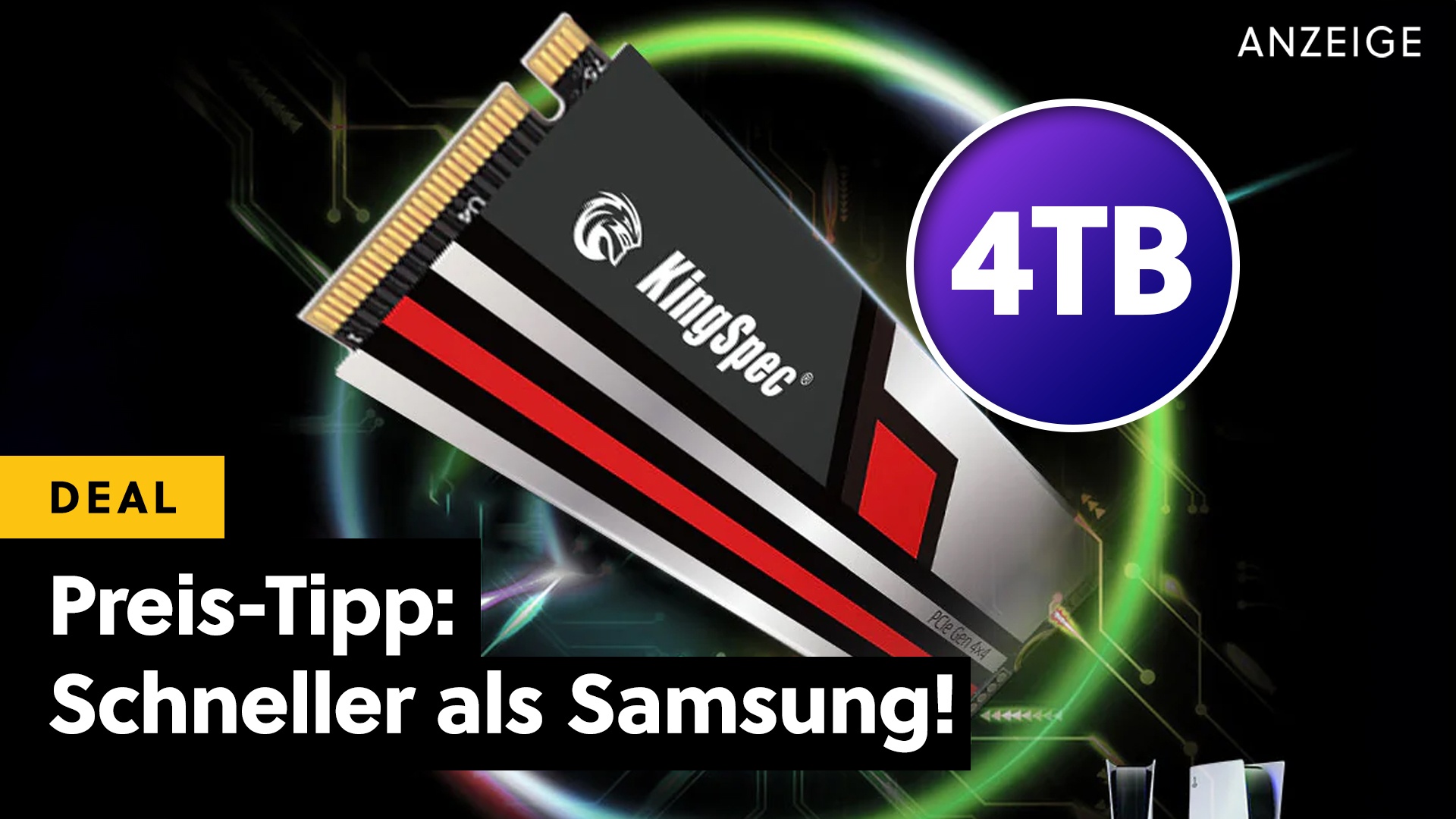 Schneller als die Samsung 990 Pro und viel günstiger: Diese neue 4TB SSD ist der absolute Preis-Leistungs-Gewinner!