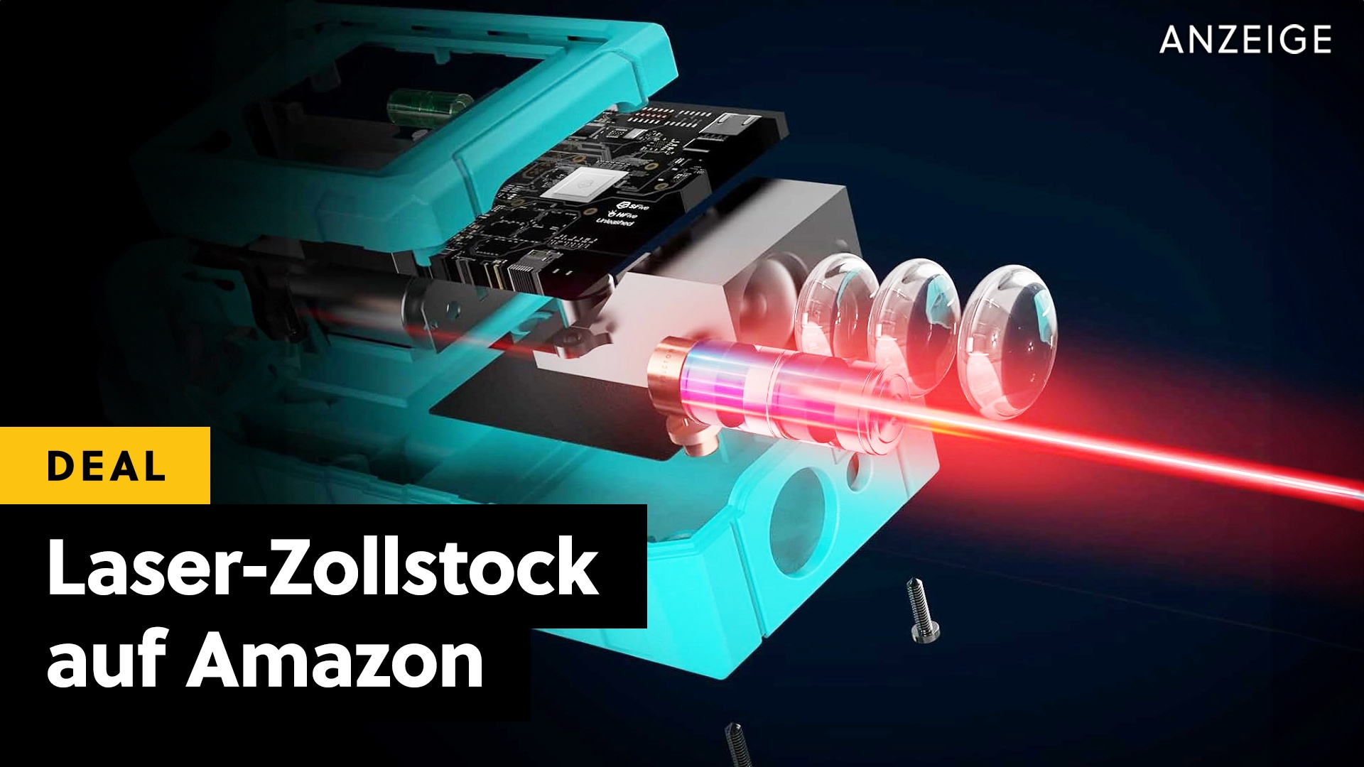 Laser-Zollstock - Präziser als jedes Maßband und verblüffend preiswert auf Amazon [Anzeige]