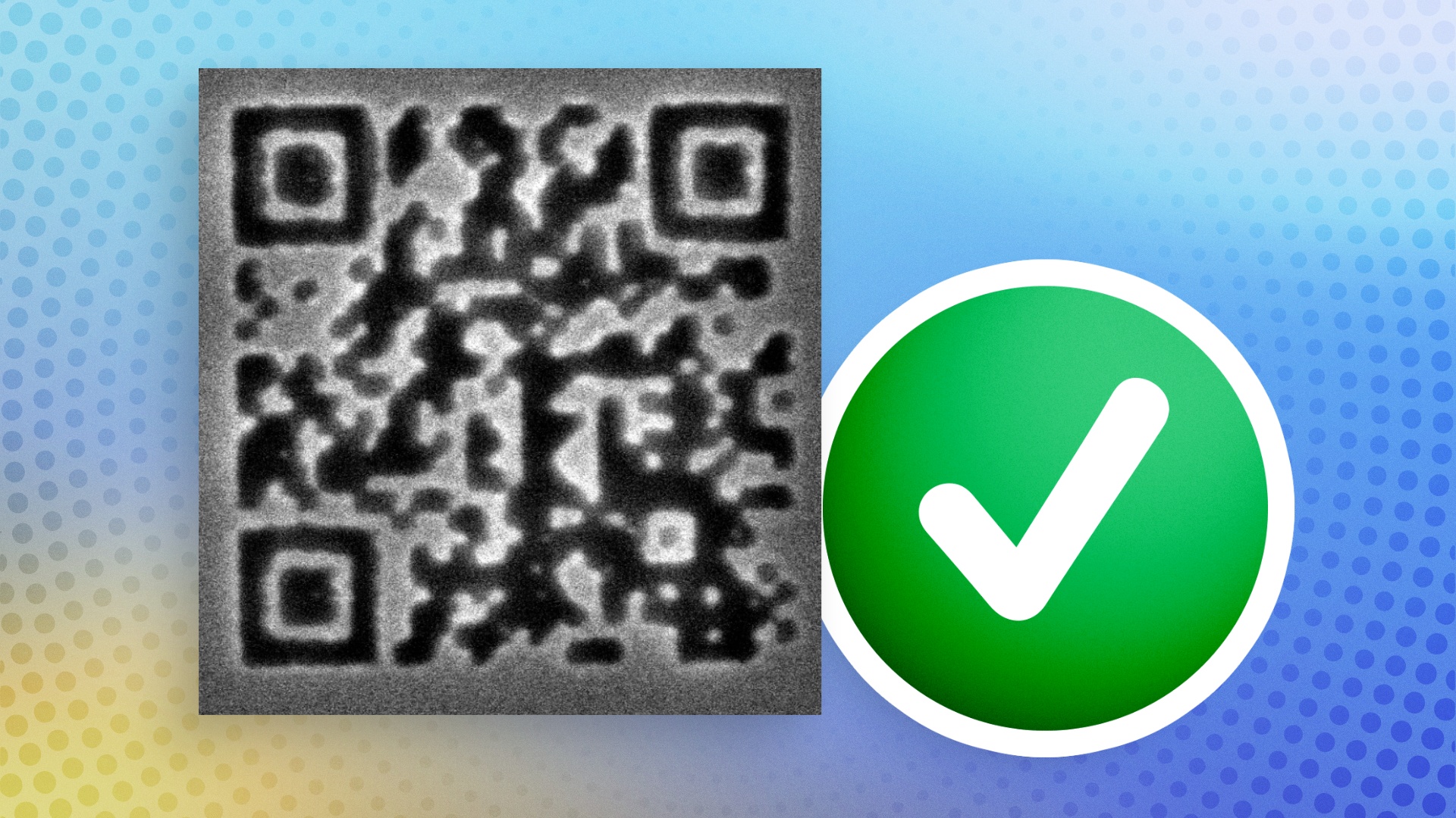 News: Weltrekord - Der kleinste QR-Code der Welt ist 1,98 Quadratmikrometer groß und will »Daten Jahrtausende lang speichern« können