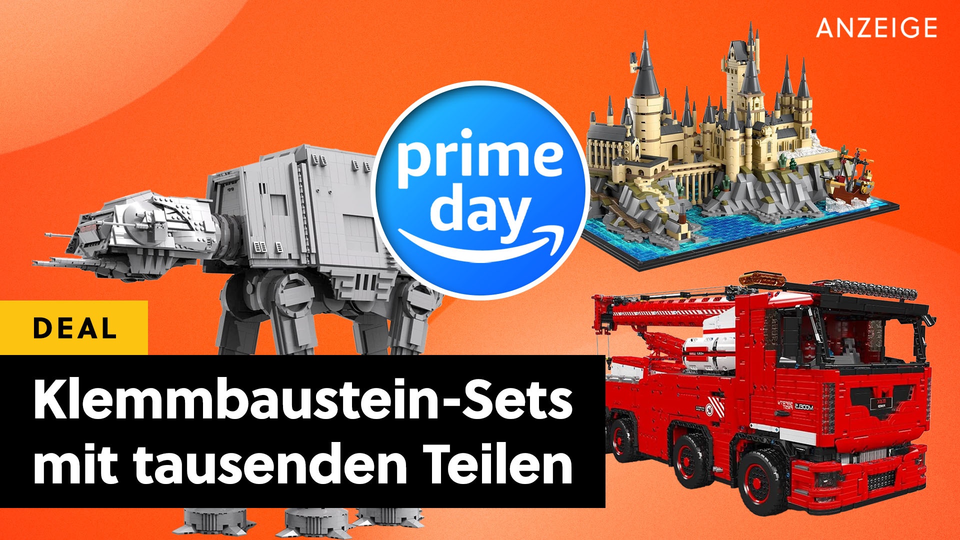 Auf diese Klemmbaustein-Sets von LEGO, Mould King, CaDA & Co. solltet ihr am Prime Day besonders achten