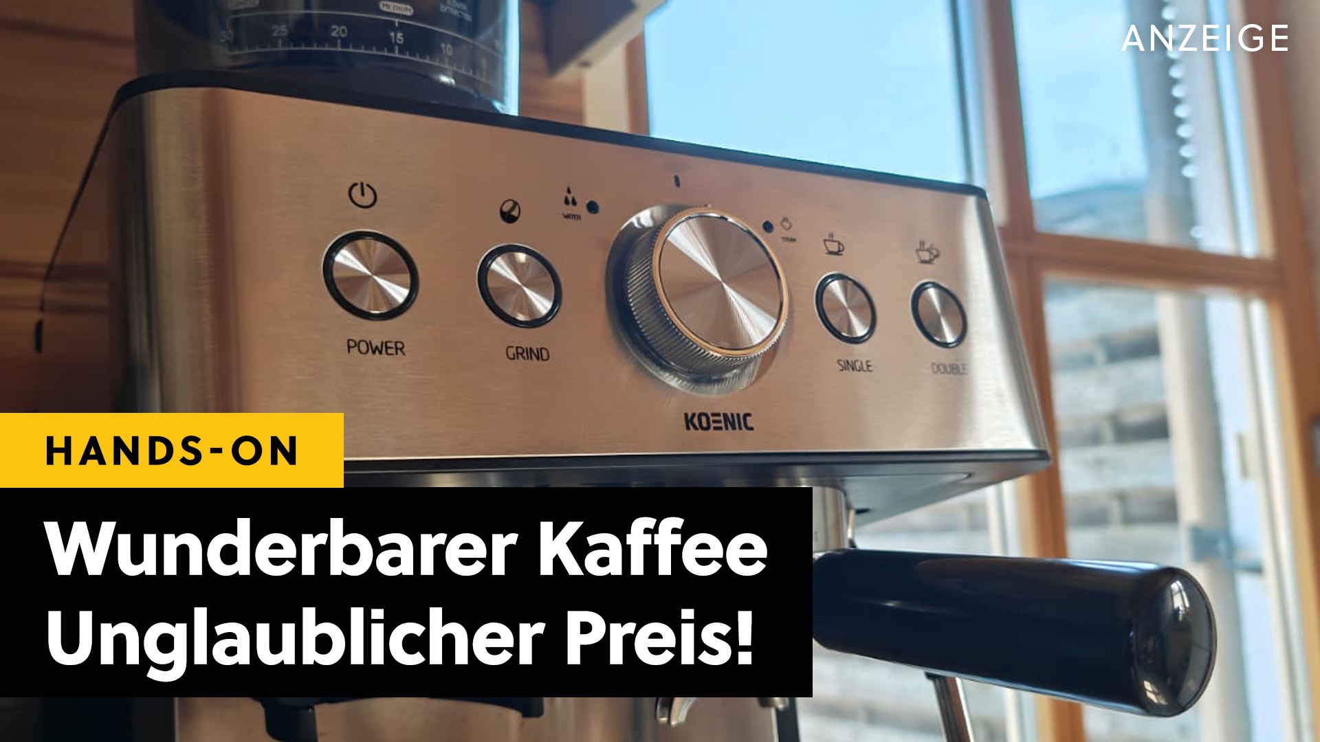 Deals: Kaffee-Hit - Diese Siebträger-Espressomaschine kostet nur einen Bruchteil der Konkurrenz [Anzeige]