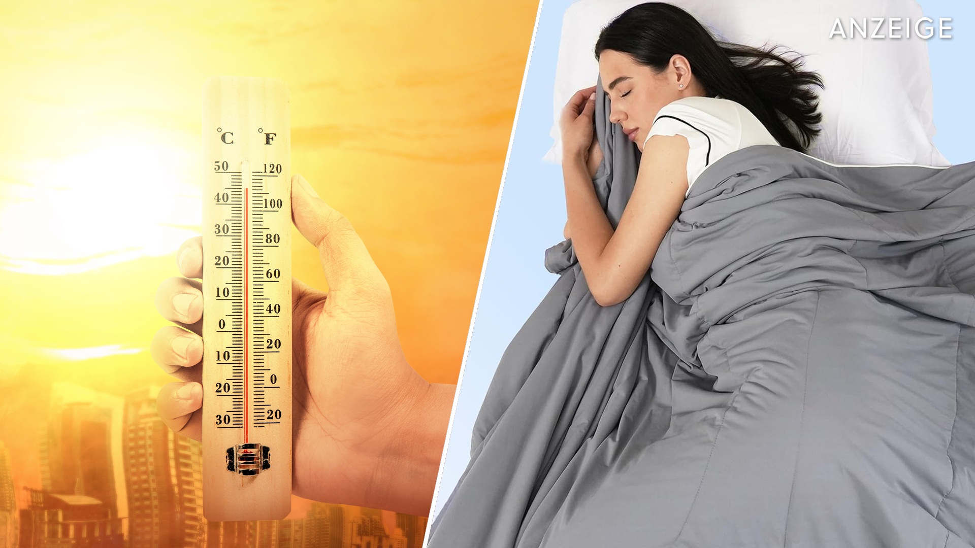 Deals: Einschlafen im Sommer - Warum ausgerechnet eine Decke bei der Hitze hilft [Anzeige]