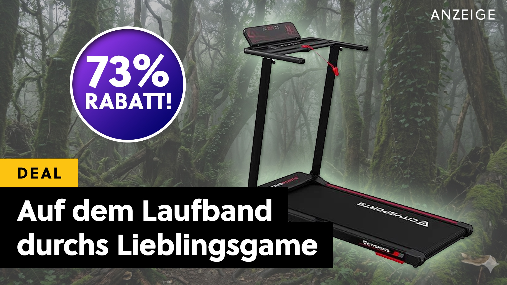 Laufband - Über 70% Rabatt bei MediaMarkt für einen fitten Start ins neue Jahr! [Anzeige]