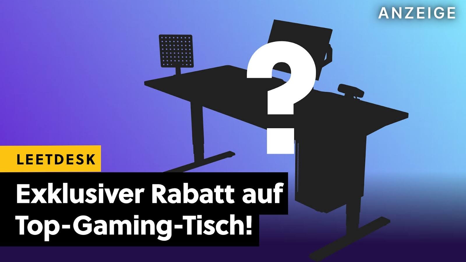 Promotion/Advertorial: LeetDesk - Dieser Gaming-Tisch ist so gut, dass ihr keinen anderen mehr wollt [Anzeige]