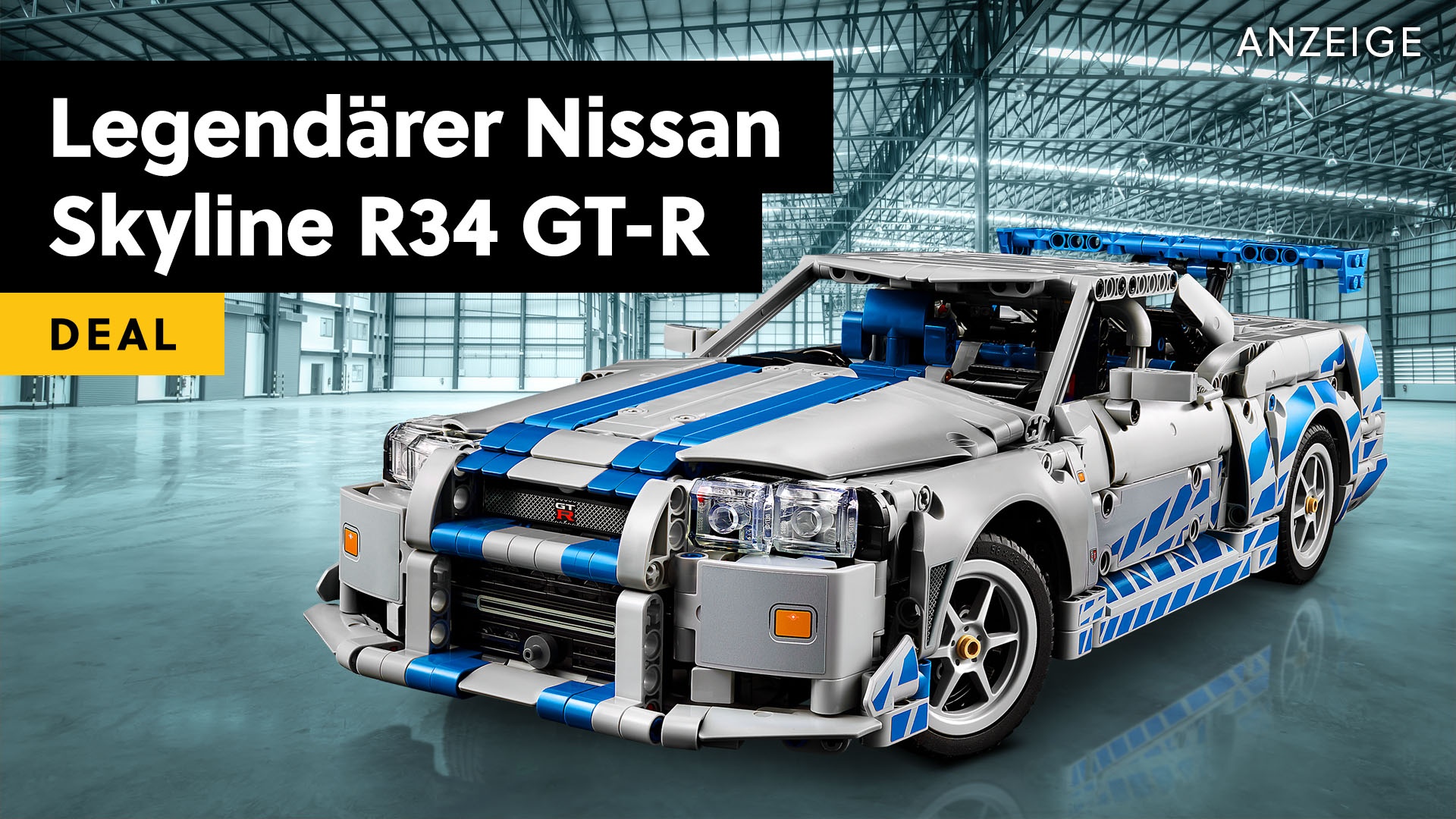 LEGO R34 GT-R - Der ikonische Nissan Skyline von Brian O'Conner aus 2 Fast 2 Furious [Anzeige]