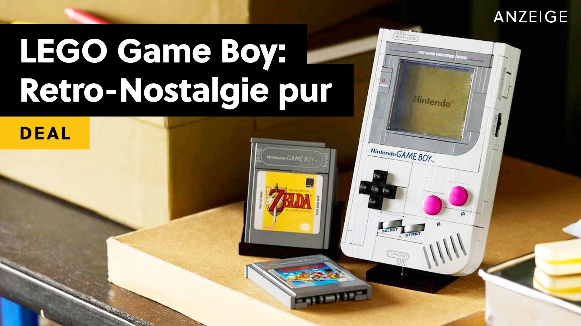 Deals: LEGO Game Boy - Die viertmeistverkaufte Konsole der Welt zum Selbstbauen [Anzeige]