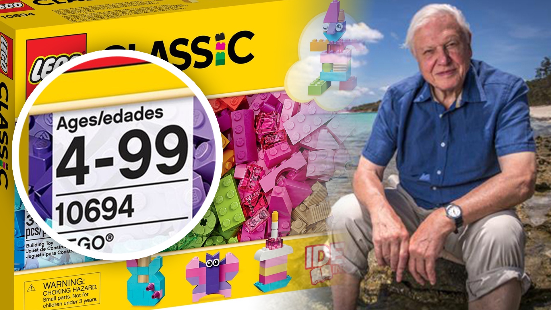 News: Klemmbausteine - Lego hat zum 100. Geburtstag von Sir David Attenborough das Alterslimit von Lego angehoben