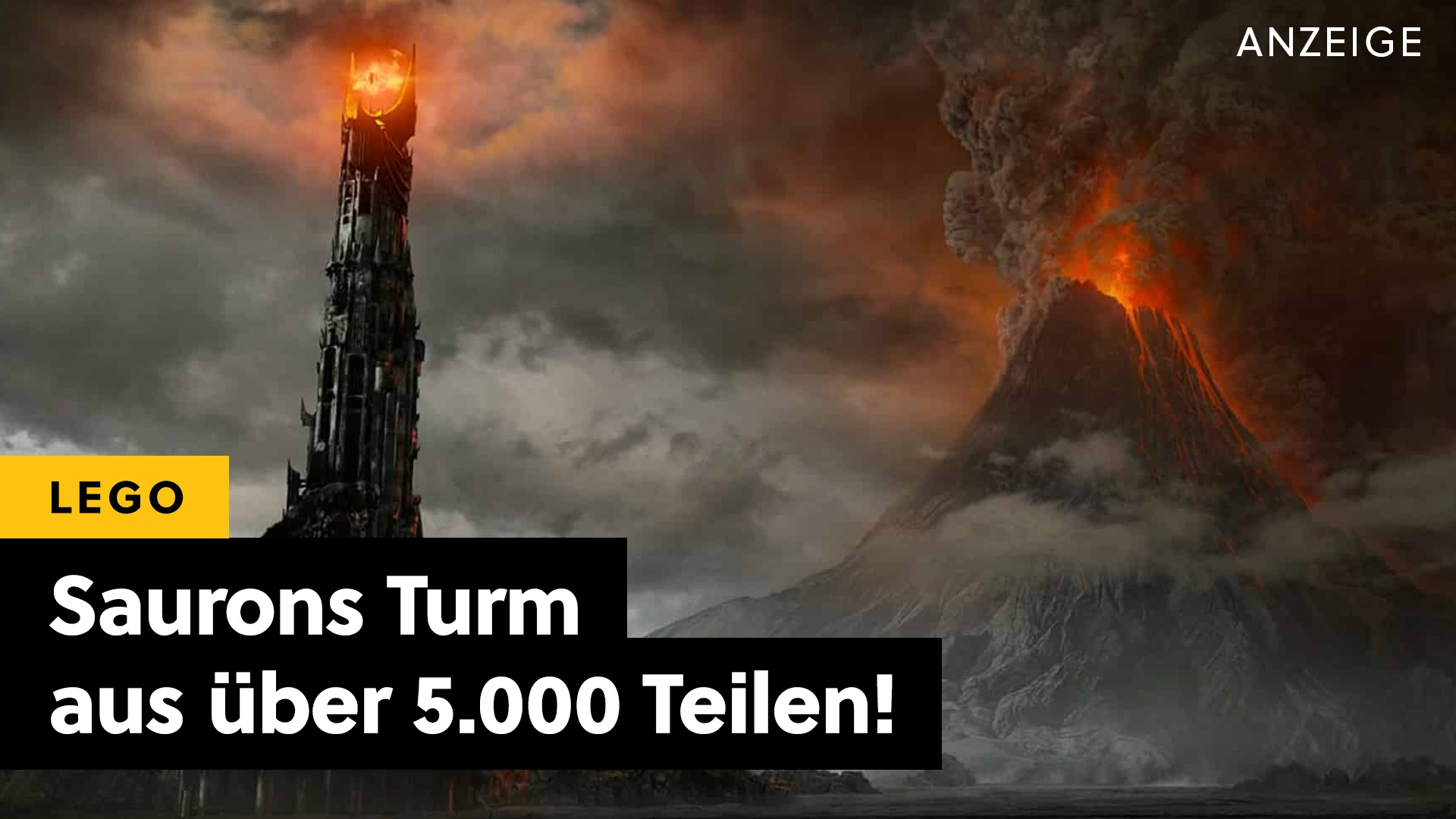 Deals: LEGO Barad-dûr - Das schwärzeste Herr-der-Ringe-Set überhaupt ist jetzt massiv reduziert! [Anzeige]