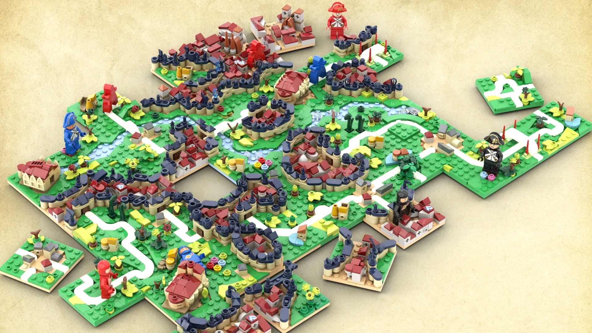 News: Carcassonne - Nach Die Siedler von Catan: Weiteres berühmtes Brettspiel wird zur Lego-Variante, braucht aber noch viel Unterstützung bis zum offiziellen Set