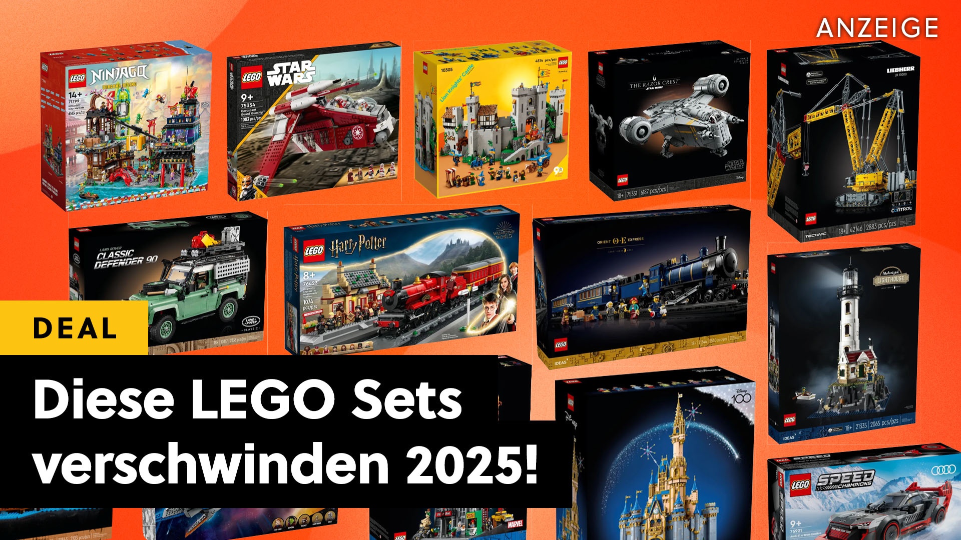 LEGO EOL - Die wichtigsten Sets, die Ende 2025 eingestellt & potenziell teurer werden [Anzeige]