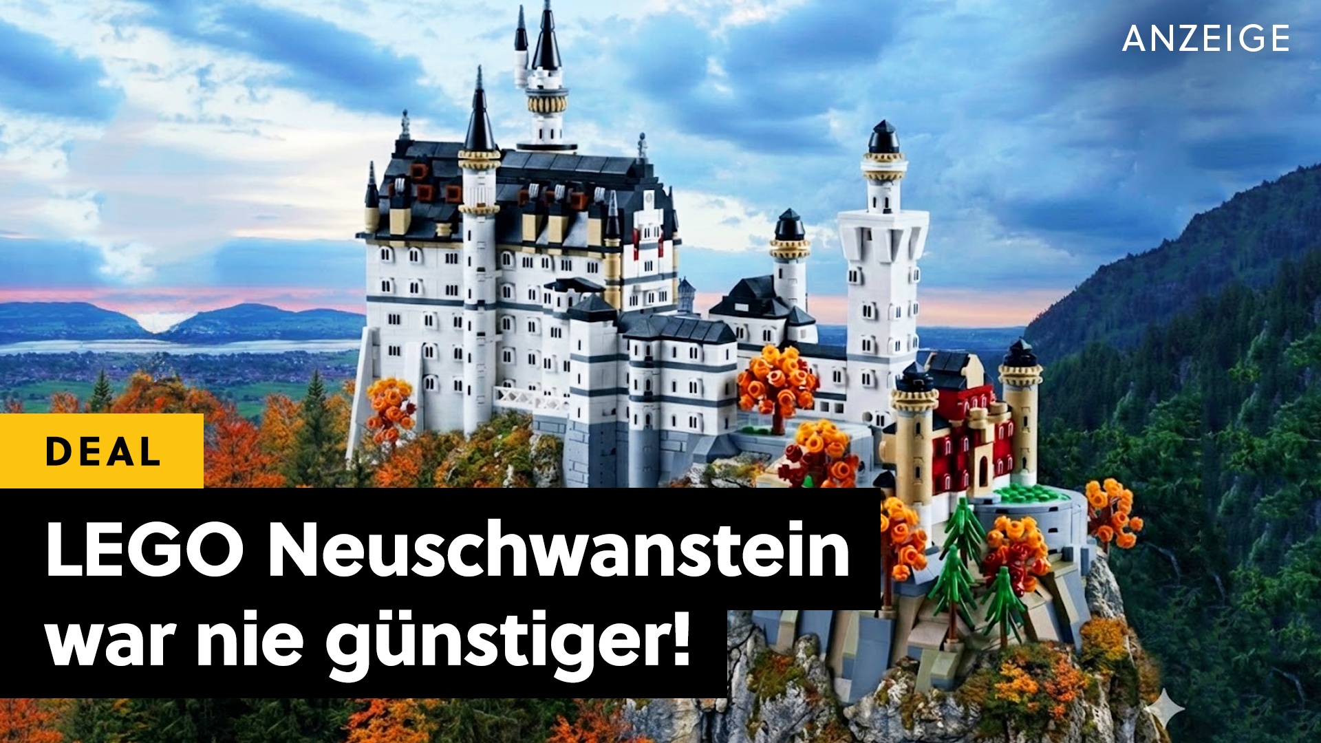 LEGO Neuschwanstein - Das bayerische Kulturerbe war noch nie so günstig! [Anzeige]
