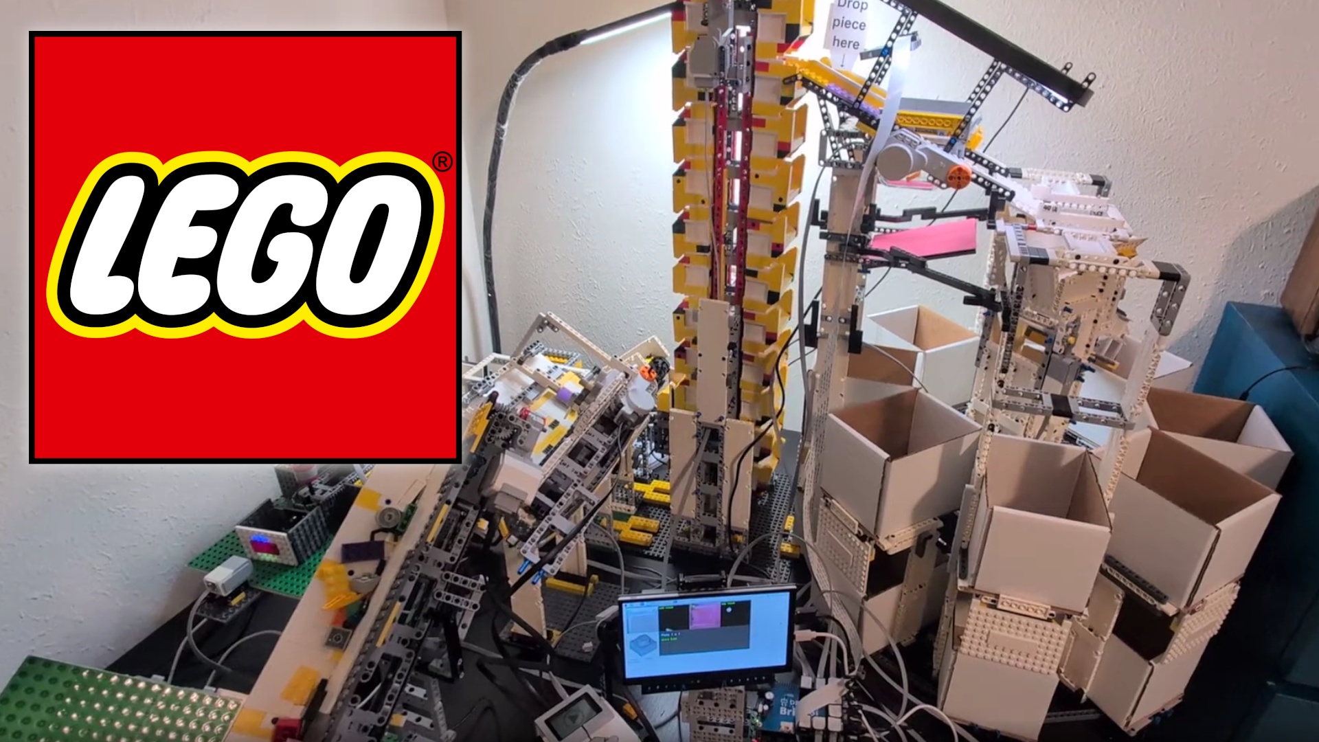 News: Klemmbausteine - Lego-Fan wollte seine Steine nicht mehr sortieren, also lässt er es eine Maschine machen - und dreimal dürft ihr raten, woraus die gemacht ist