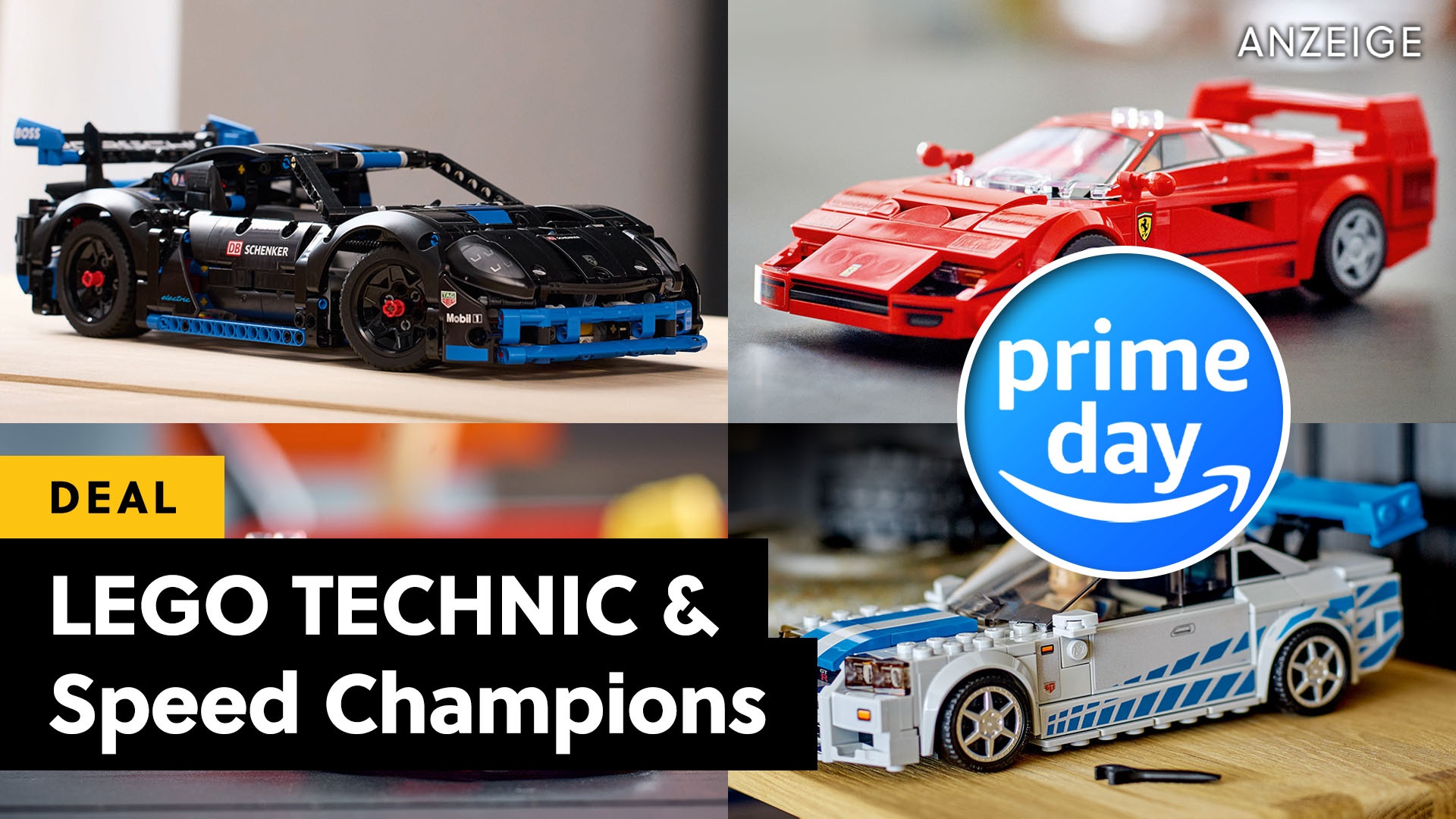 Bezahlbare Traumautos? Die LEGO Speed Champions und der Amazon Prime Day machen's mit diesen Überholspur-Angeboten möglich!