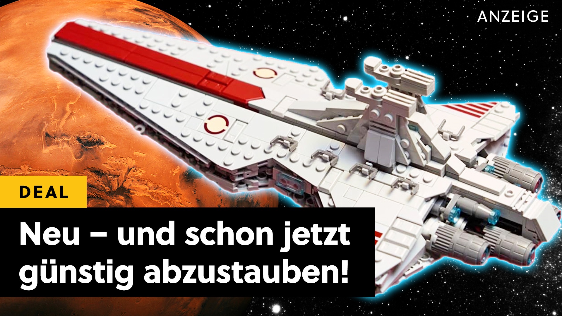 Deals: LEGO Star Wars - Den neuen Venator gibt's schon jetzt günstig! [Anzeige]