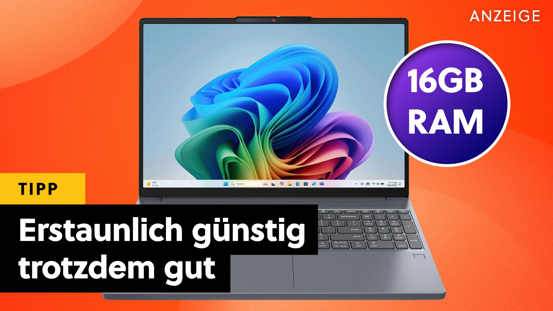 Deals: Homeoffice-Laptop - 16 GB RAM bei dem Preis? Das ist Preis-Leistung in Reinform [Anzeige]