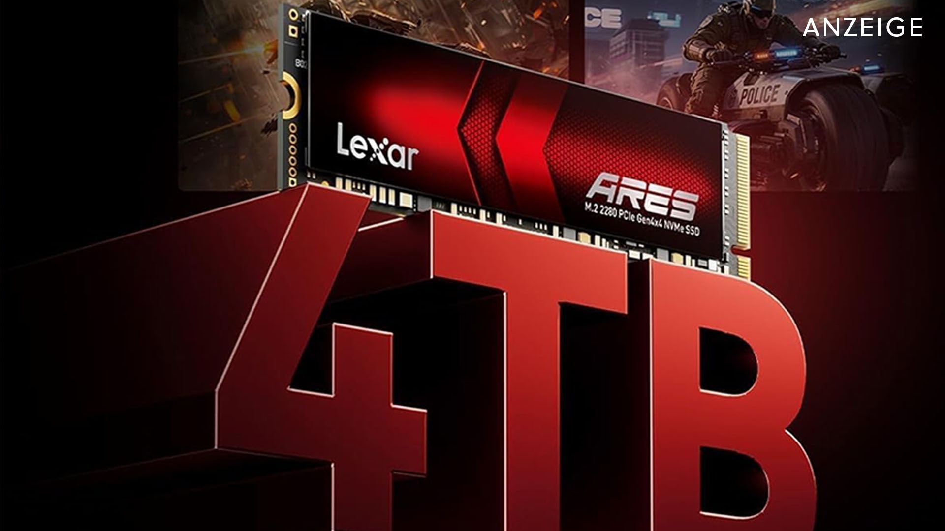 Deals: Speicherprobleme? Nope! - Die momentan günstigste 4 TB M.2 SSD? Die Lexar Ares ist bei Amazon reduziert [Anzeige]