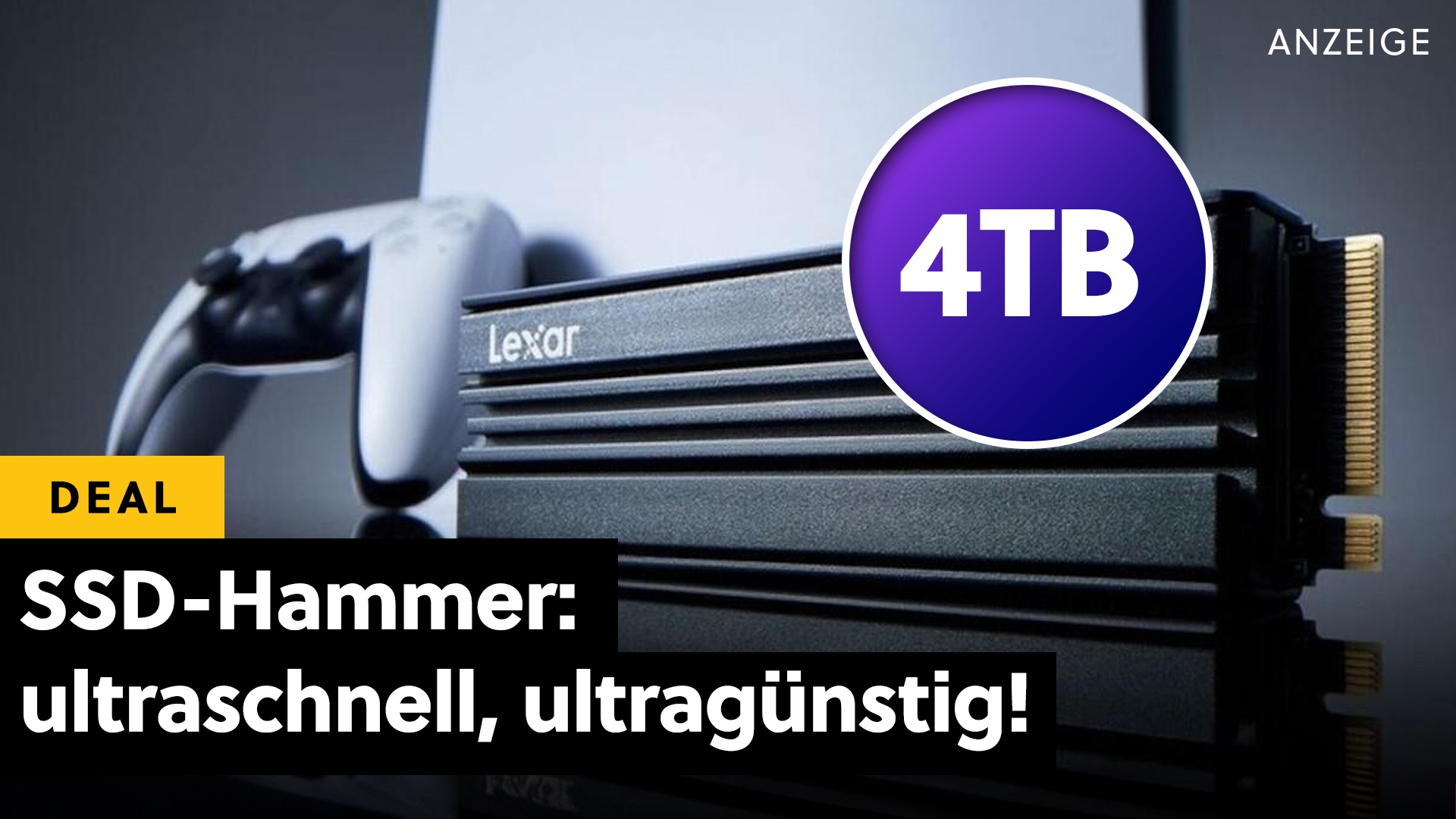 4TB-Hammer für PS5 und PC: Unfassbares Preis-Leistungs-Angebot bei den MindStar Deals von Mindfactory!