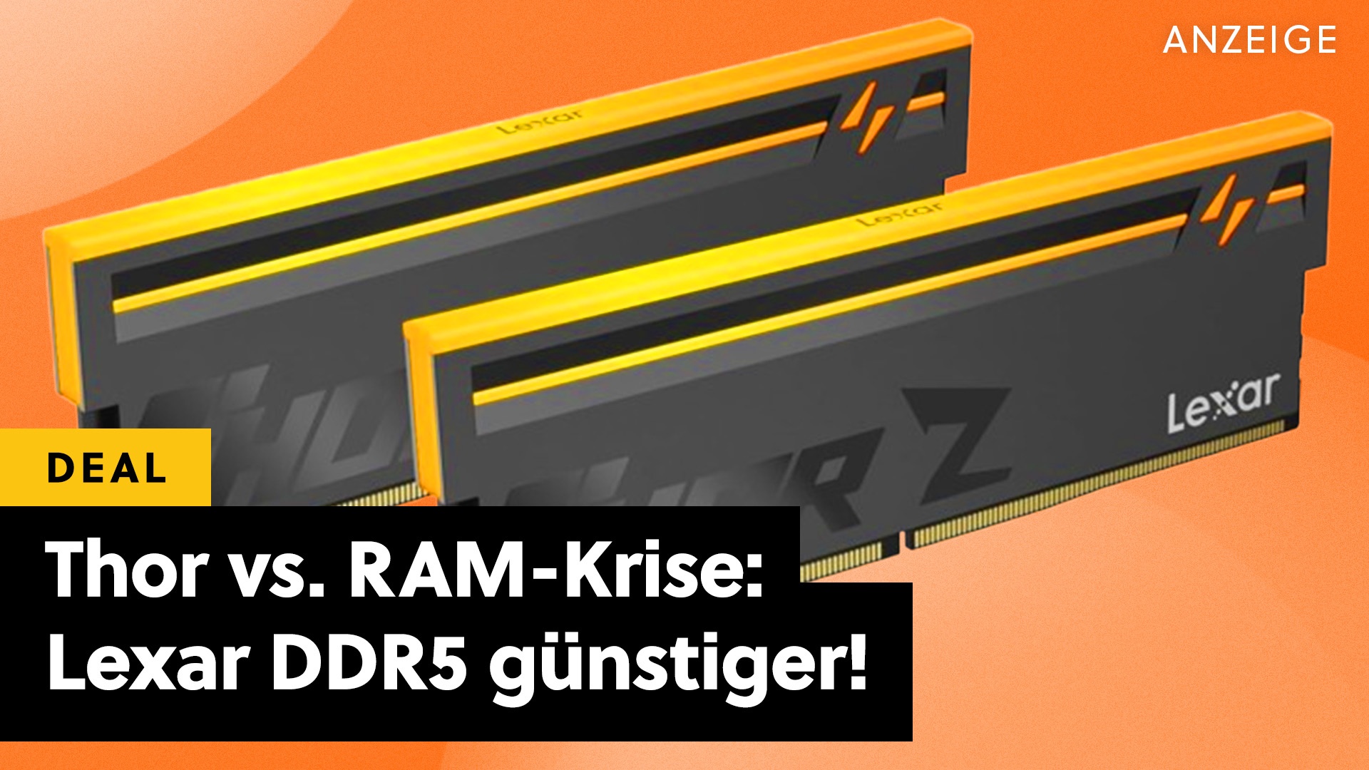 Deals: Endlich wieder günstiger! - Amazon zündet die Speicherpreisbremse mit 32 GByte DDR5-RAM [Anzeige]