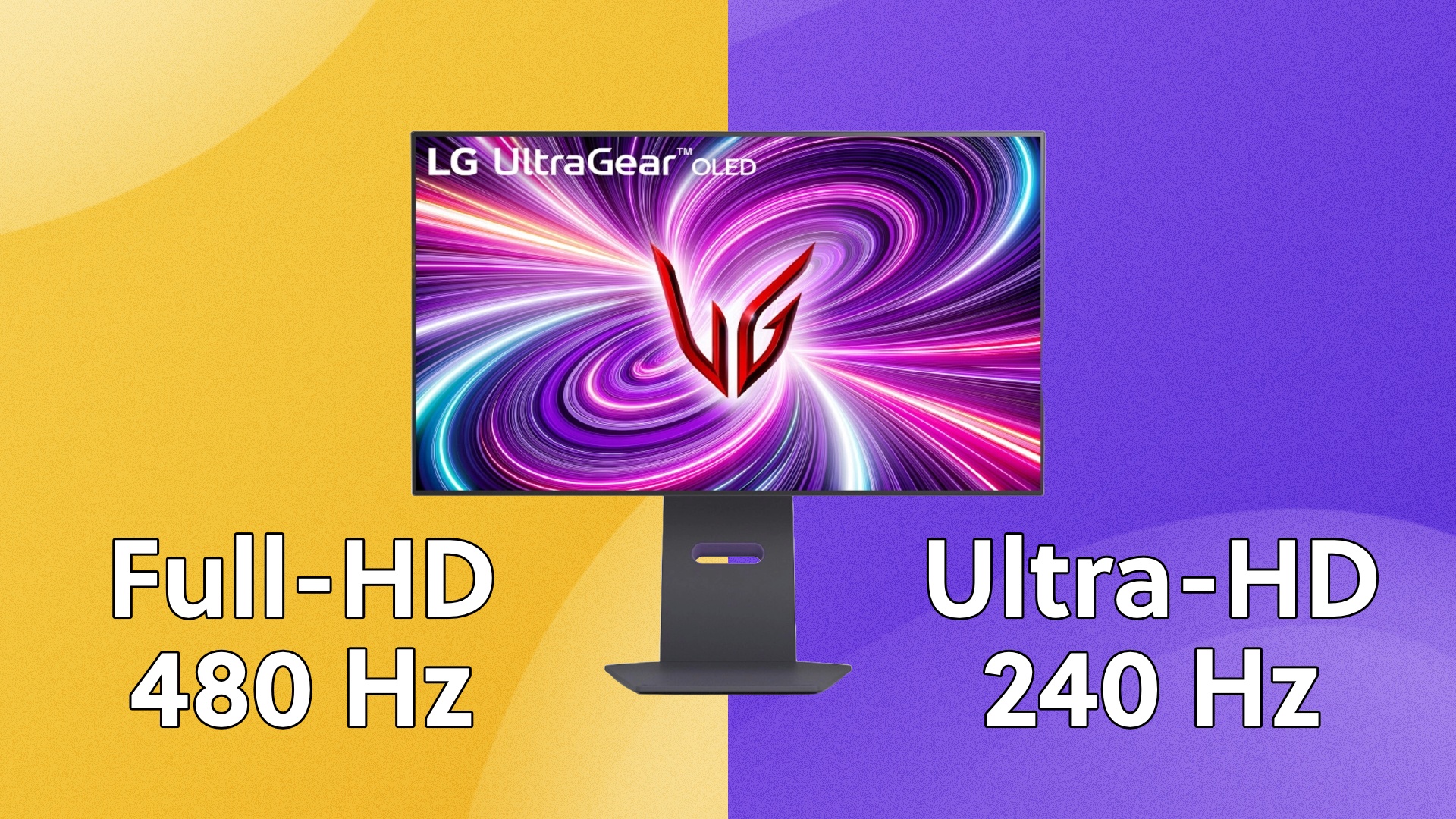 #Full-HD mit 480 Hz oder 4K mit 240 Hz: Neuer OLED-Monitor kann beides