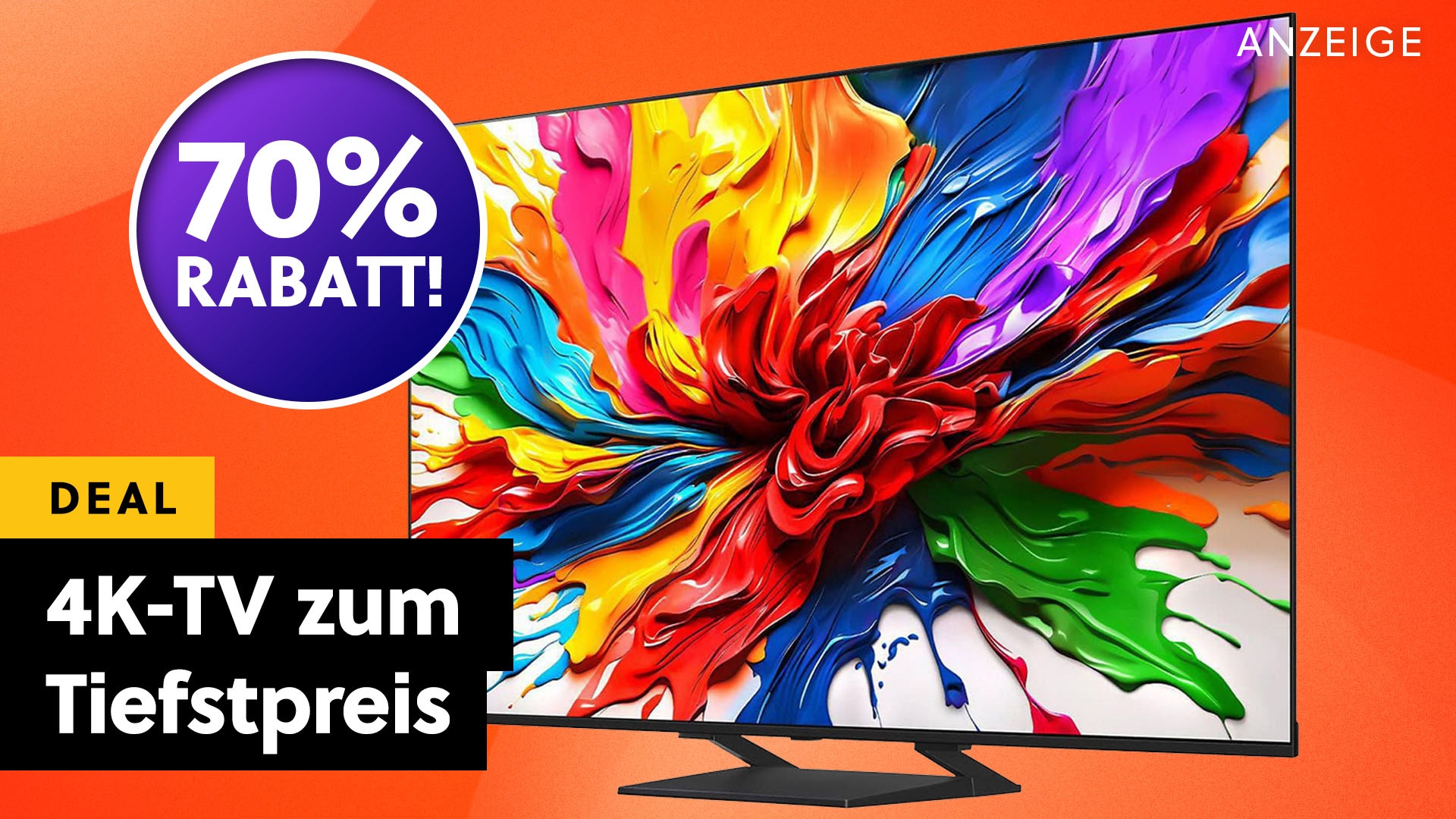 Deals: TV-Deal - 55 Zoll, Mini-LED und 144 Hertz mit 70 % Rabatt [Anzeige]