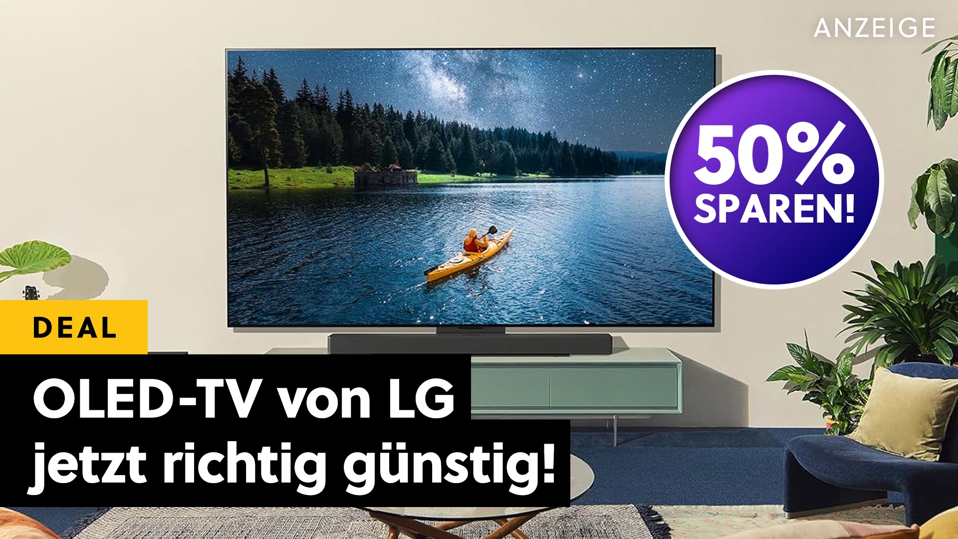 Deals: 4K & 144Hz - Amazon wirft euch jetzt einen 65 Zoll LG OLED-TV zum halben Preis hinterher [Anzeige]