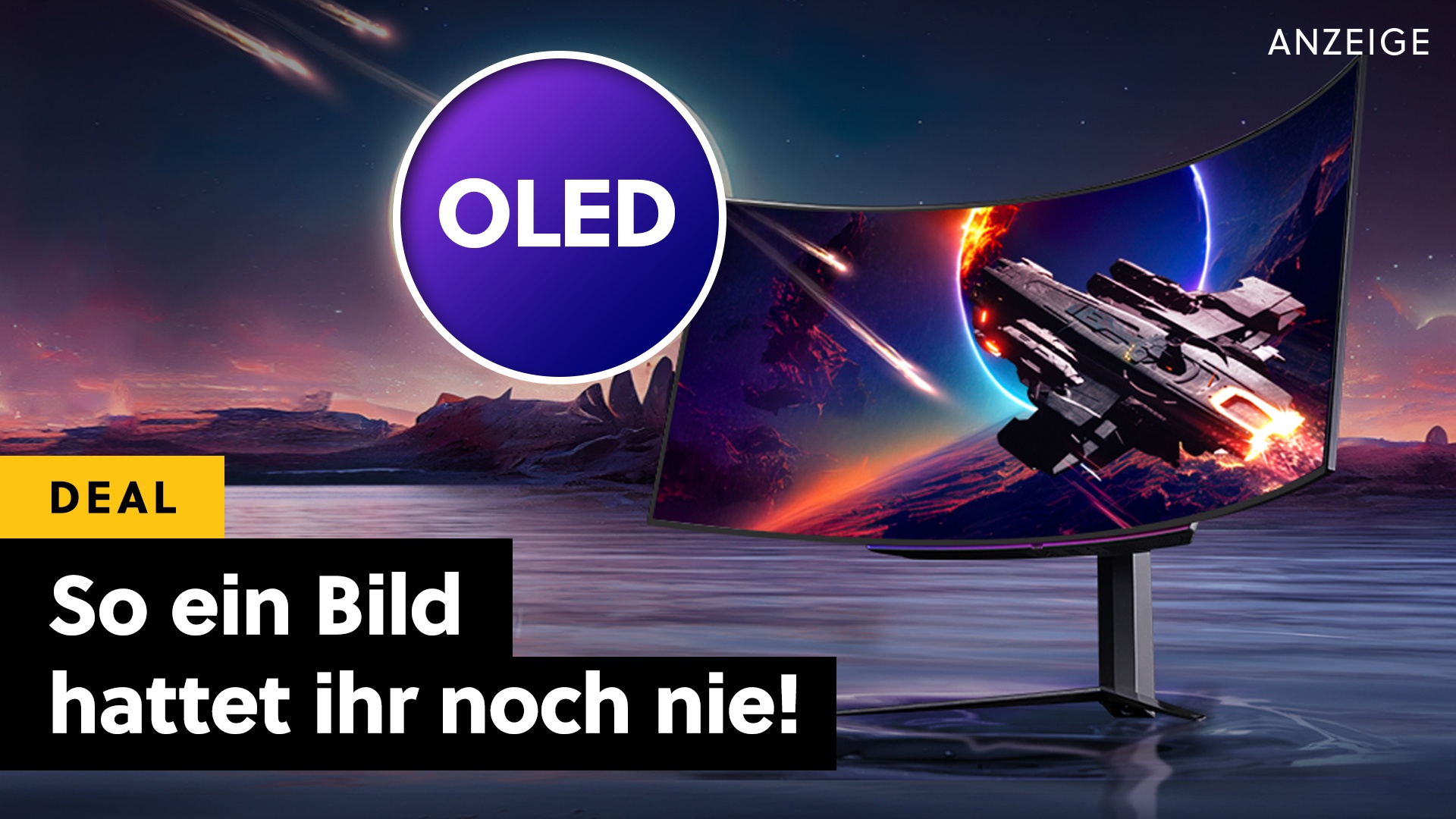 Riesig, wunderschön und ein Bild für Götter: Dieser LG OLED Gaming-Monitor mit 240Hz & WQHD ist schlicht brillant!