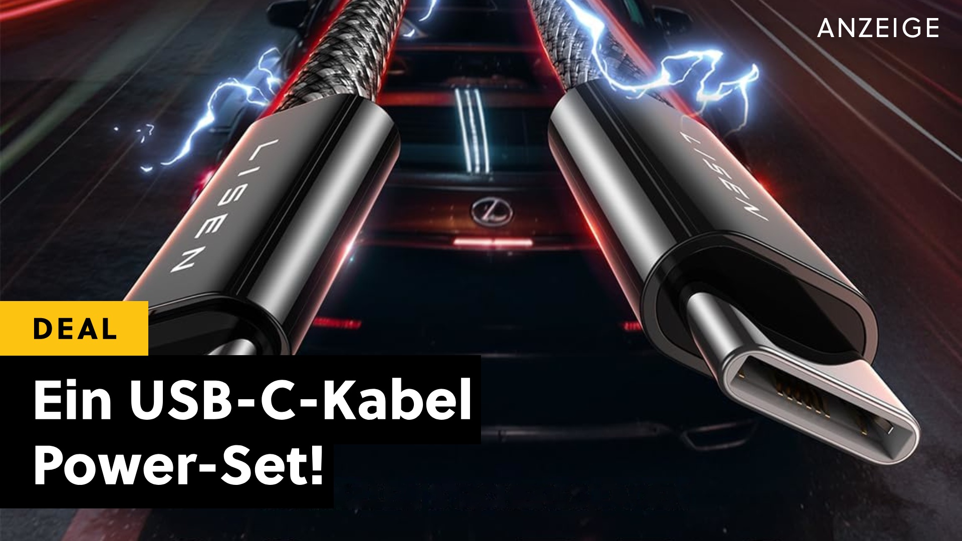Deals: USB-C zu C - Wer schnell ist, zahlt keine 7 Euro für 4 hochwertige Kabel! [Anzeige]