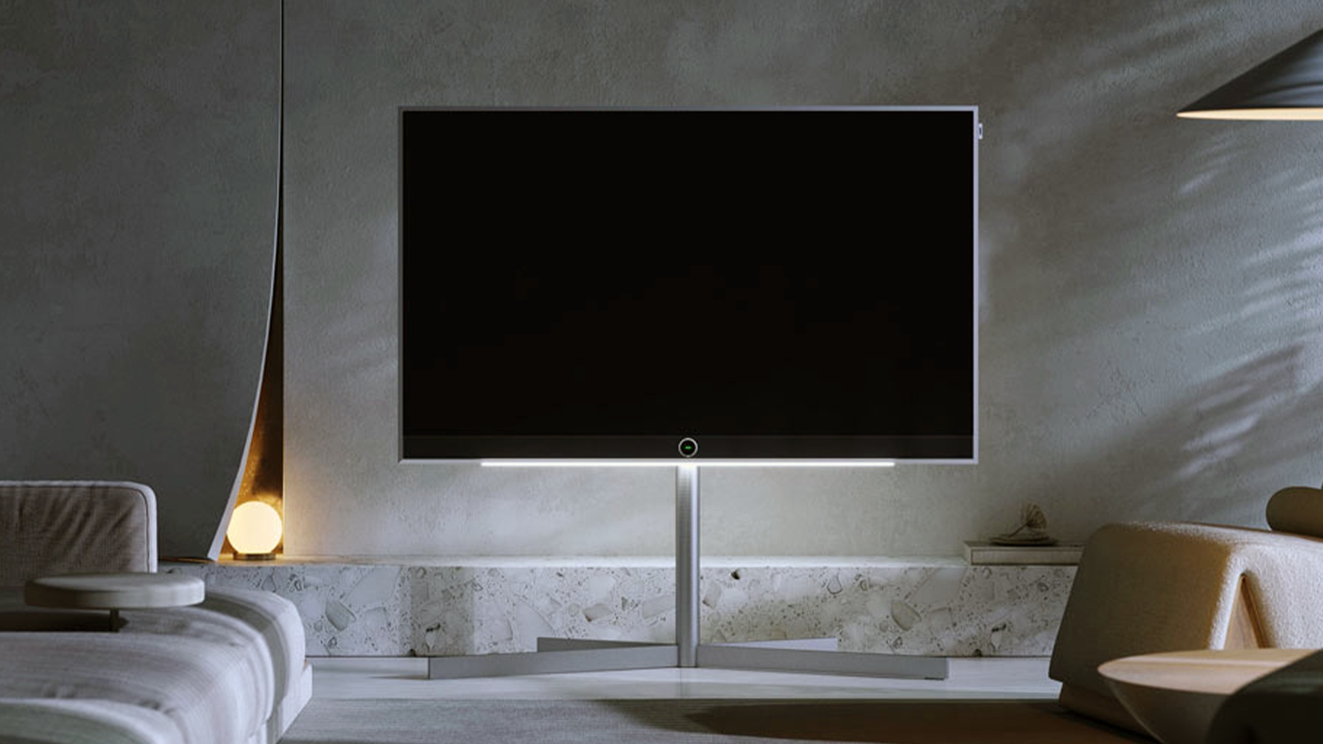 Made in Germany: Der neue OLED-TV von Loewe besteht aus Beton und Metall