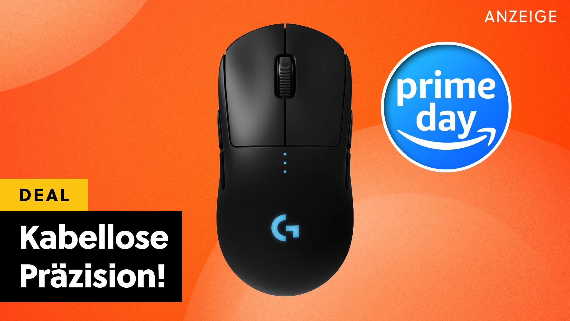 Eine der besten kabellosen Gaming-Mäuse kommt von Logitech und ist nur noch heute zum halben Preis im Amazon Prime Day-Angebot!