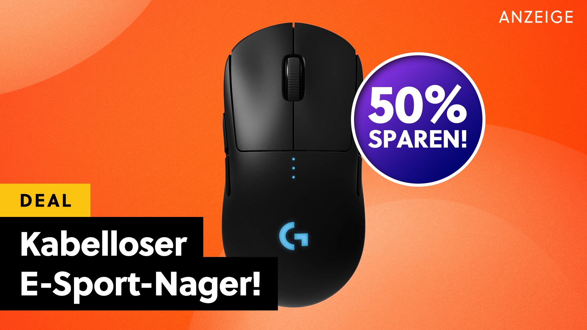 Eine der besten kabellosen Gaming-Mäuse von Logitech nutze ich seit Jahren und jetzt bekommt ihr sie zum halben Preis bei Amazon!