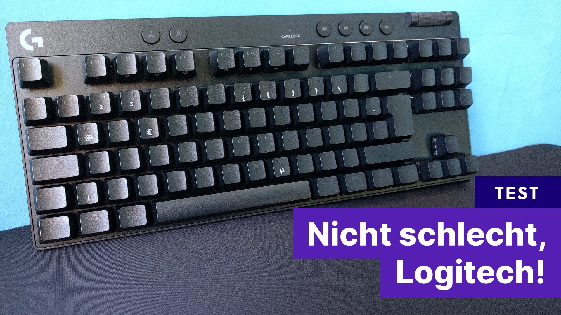 Die G Pro X TKL Rapid beweist sich im Test als Logitechs bisher beste Gaming-Tastatur