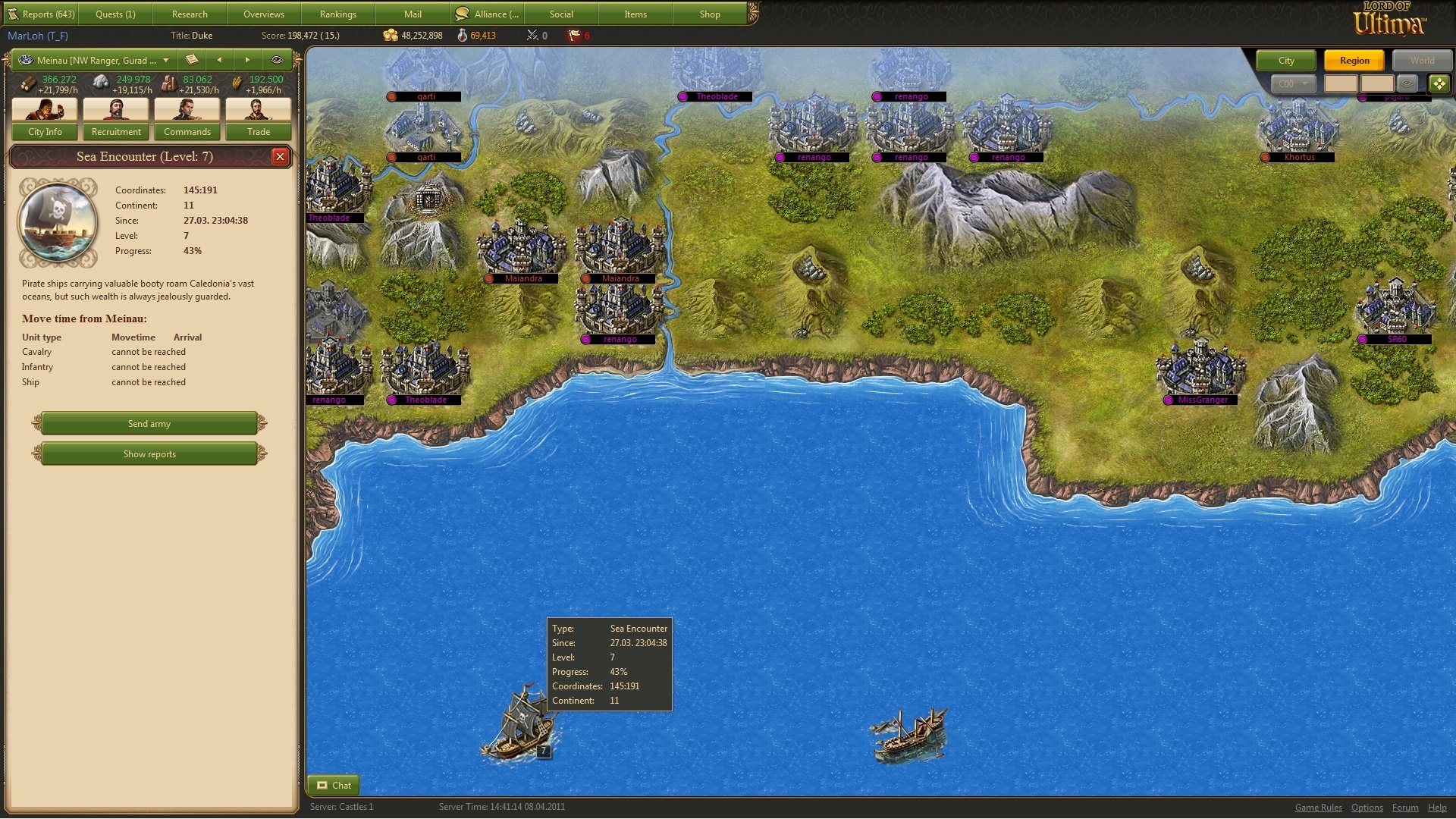 Lord of Ultima Screenshots