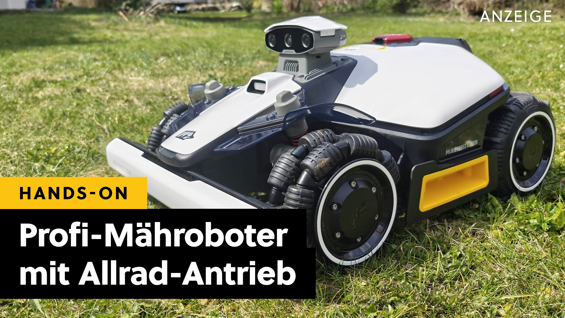 Mammotion - Dieser High-End-Mähroboter kommt mit Allrad, Dreifach-Navi & kostenlosem 4G! [Anzeige]