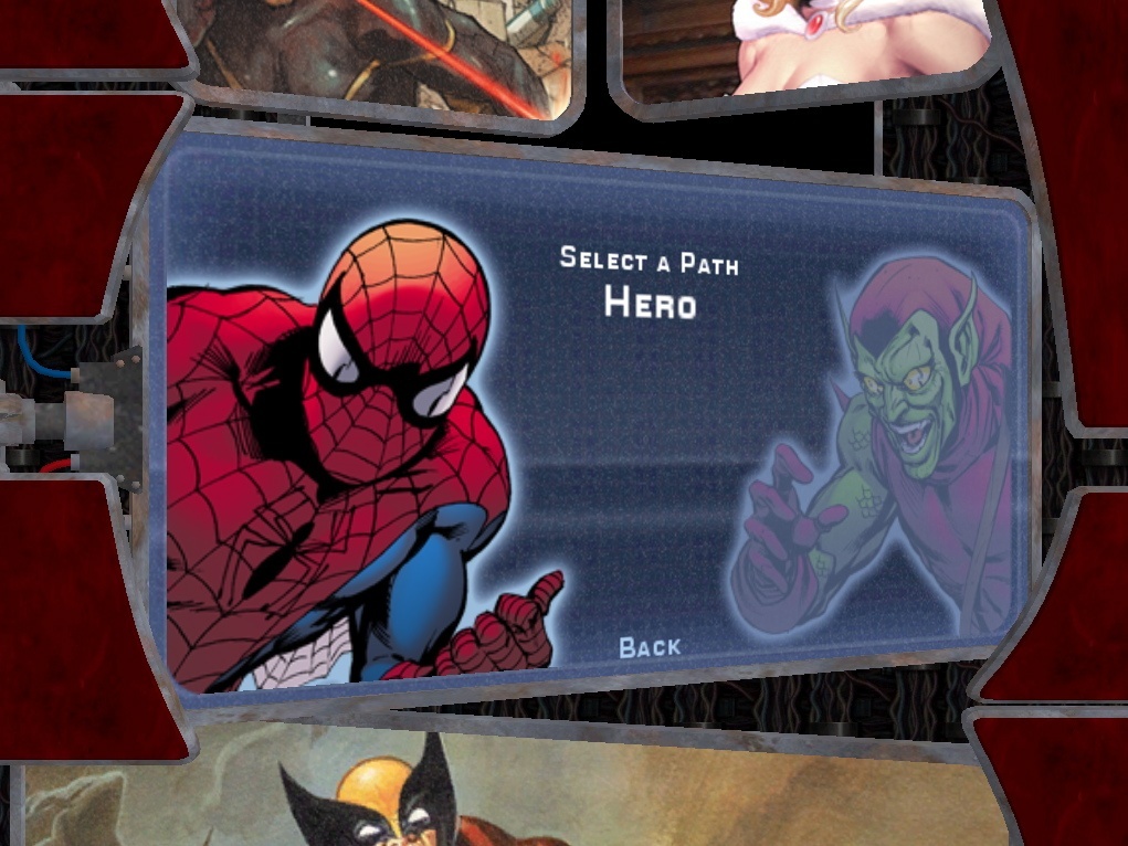 Marvel Trading Card Game Bilder der Superhelden