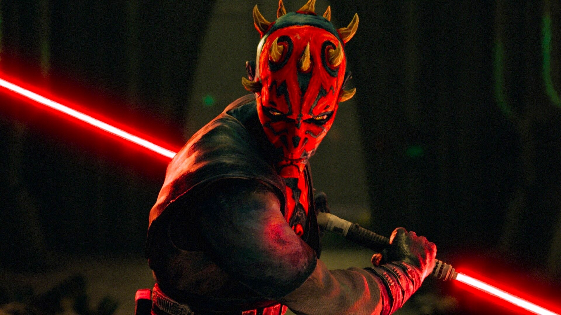 News: Star Wars - Kein Witz: Jedes Mal, wenn Darth Maul sein Lichtschwert zündet, hört ihr seinen Darsteller schreien