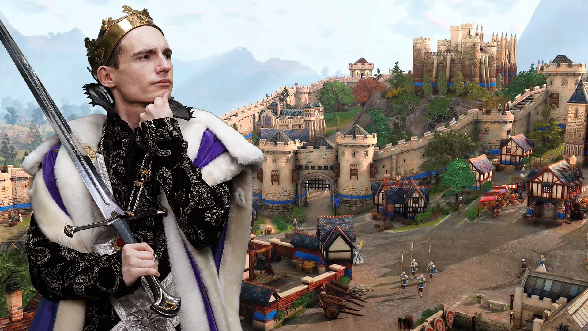 #Age of Empires: Maurice und Maxim casten das weltgrößte Turnier im Schloss Heidelberg