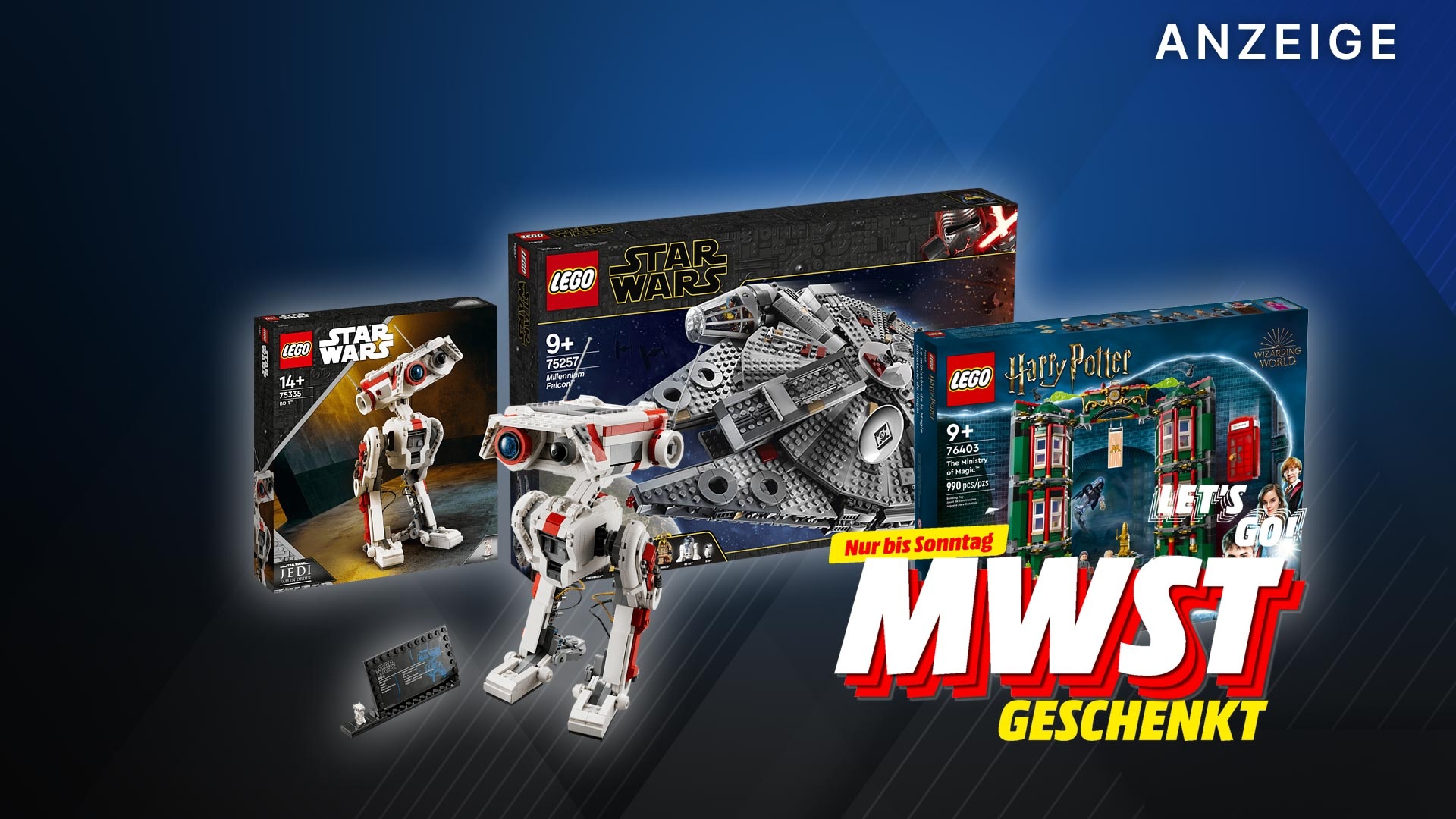 Harry Potter und LEGO Star Wars im Angebot: Dank MediaMarkt zum
