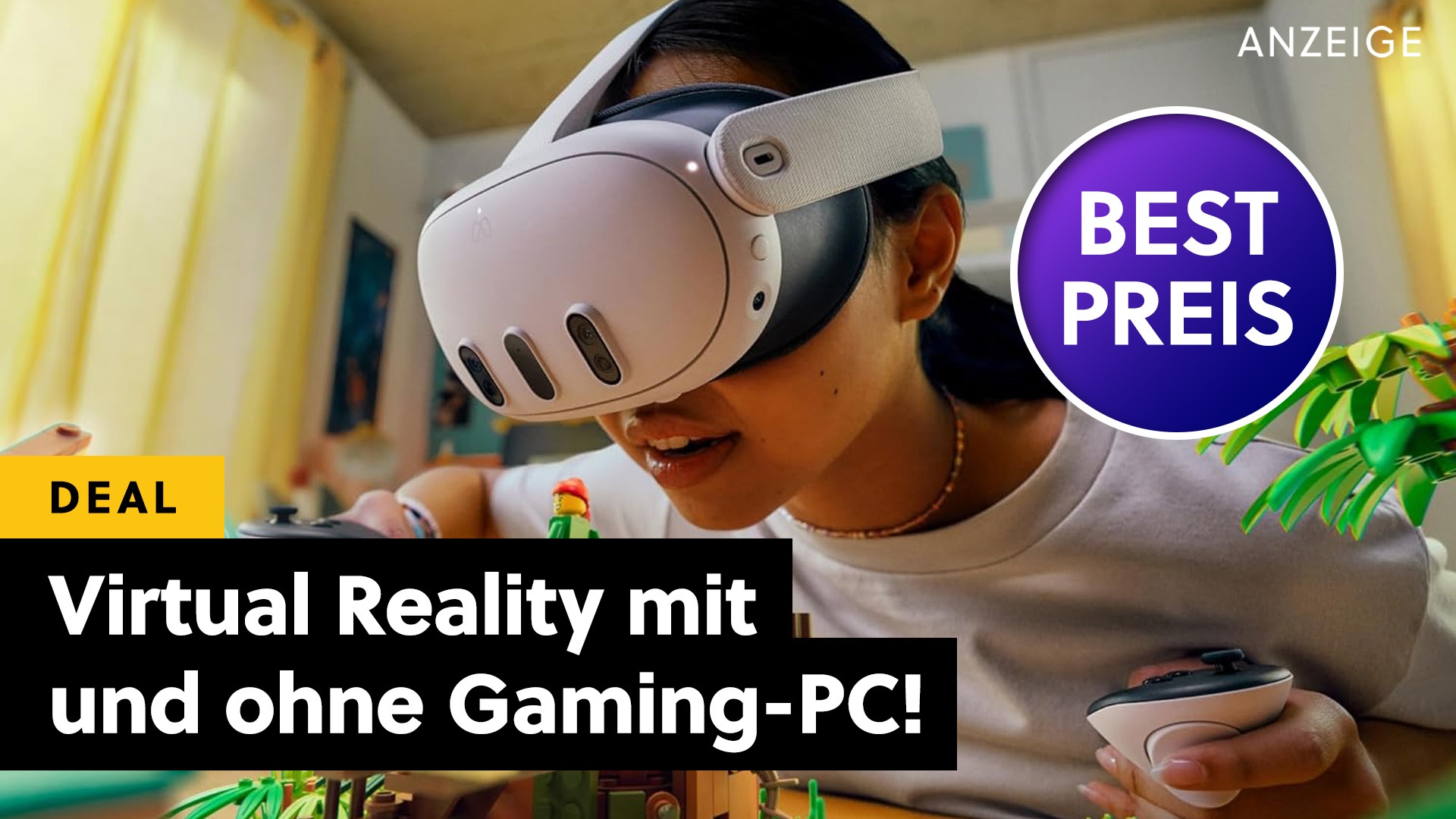 Meta Quest 3 schon vor dem Prime Day so günstig wie noch nie: Eine der besten VR-Brillen in Sachen Preis-Leistung zum Tiefstpreis!