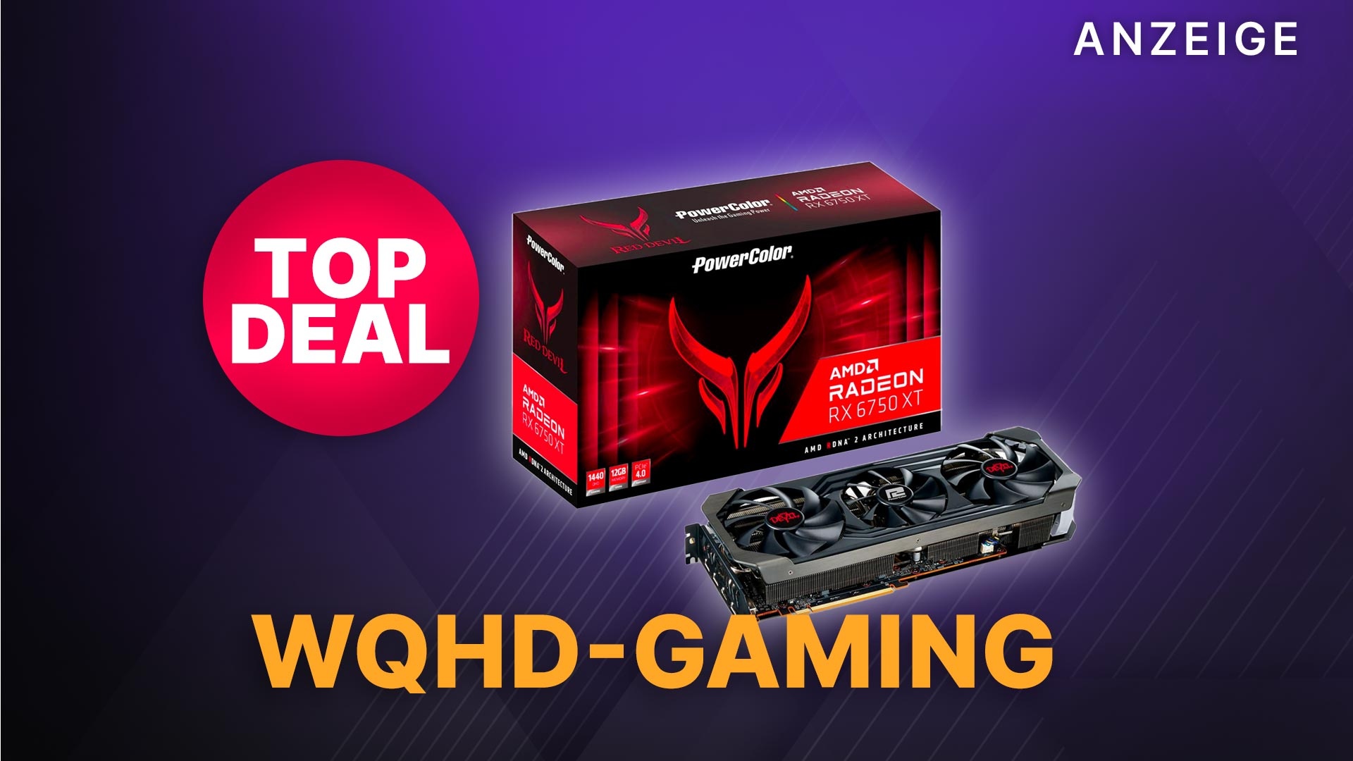 TopGrafikkarte für WQHDGaming Radeon 6750 XT im Angebot bei Mindfactory