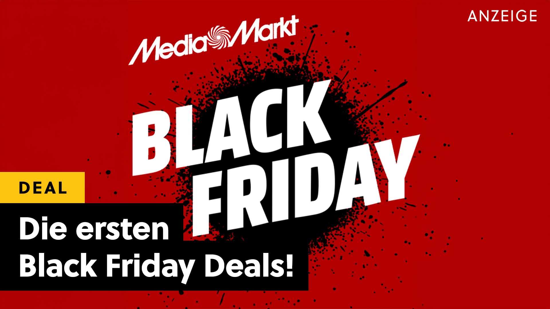 Der Black Friday ist schon gestartet?! MediaMarkt haut jetzt schon die ersten Angebote raus - und die haben's in sich!