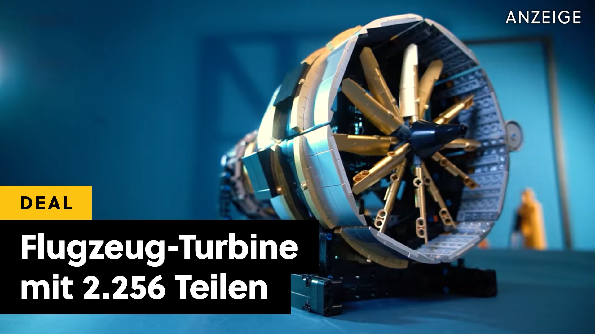 Mantelstromtriebwerk zum Nachbauen: Dieses Modell mit über 2.000 Teilen gehört ins Regal eines jeden Luftfahrt-Enthusiasten!