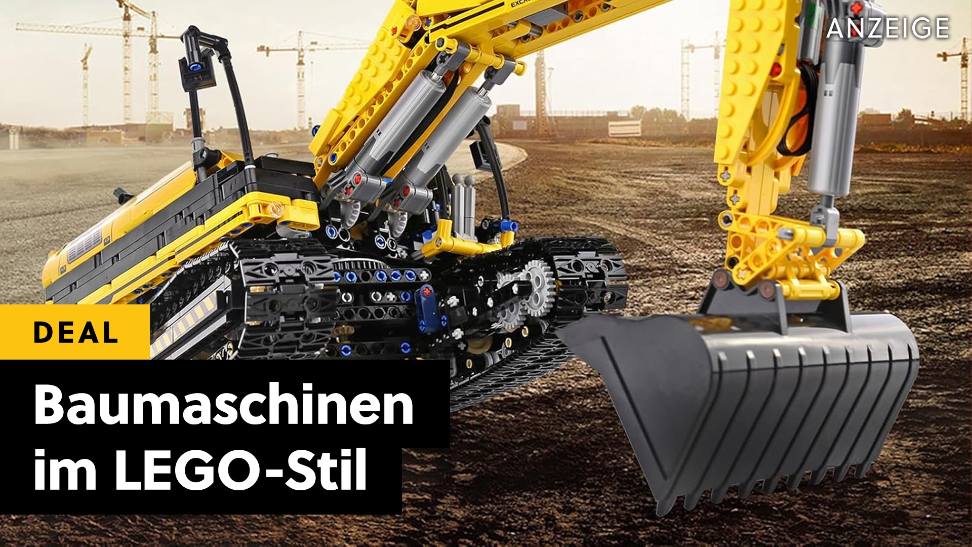 Für den Preis dieses LEGO Technic Raupenbaggers könnt ihr euch die Alternative mit mehr Teilen gleich 8x bestellen