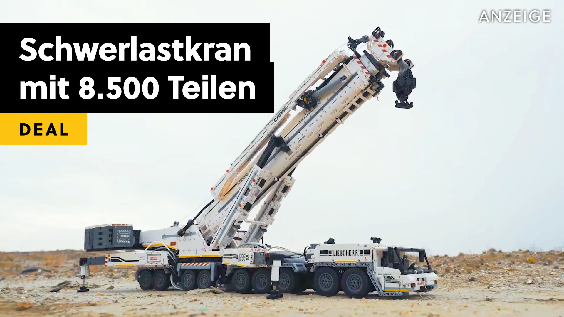 Schwerlastkran - Dieses 8.500 Teile Monster lässt LEGO wie Kinderspielzeug aussehen [Anzeige]