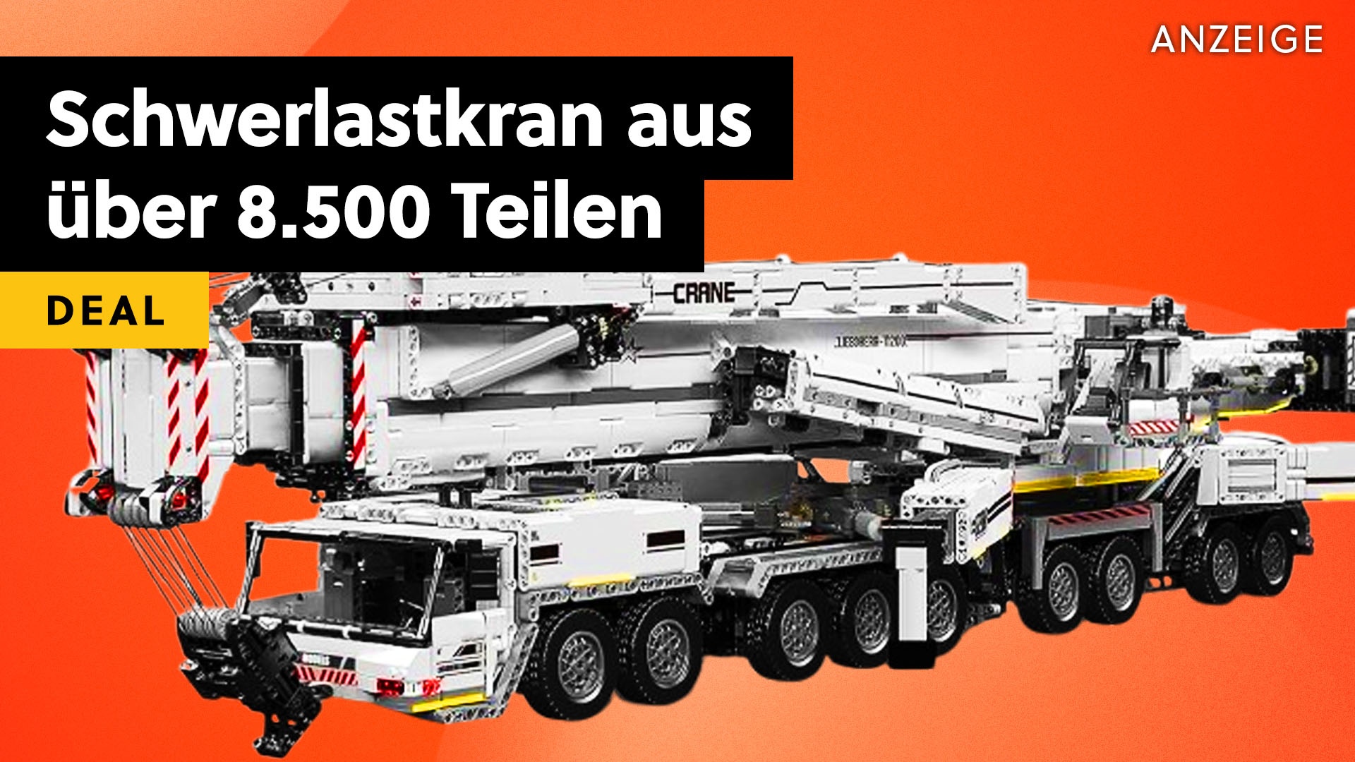 Deals: Schwerlastkran - Die Konkurrenz bietet das, was LEGO Technic schon lange nicht mehr bietet [Anzeige]