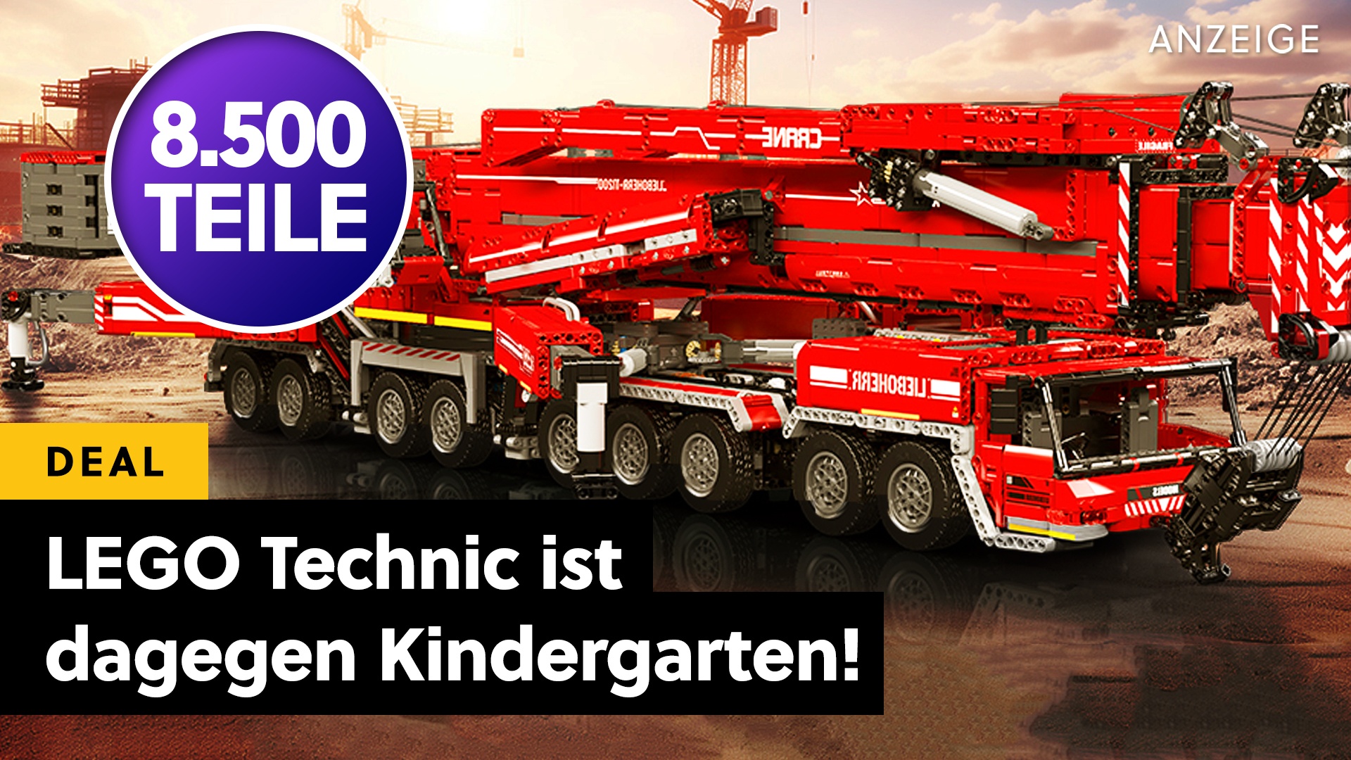 Deals: Nichts für Kinder! - 20 Motoren, 1,6 Meter, über 7.000 Steine: Dieses Set ist gigantisch! [Anzeige]