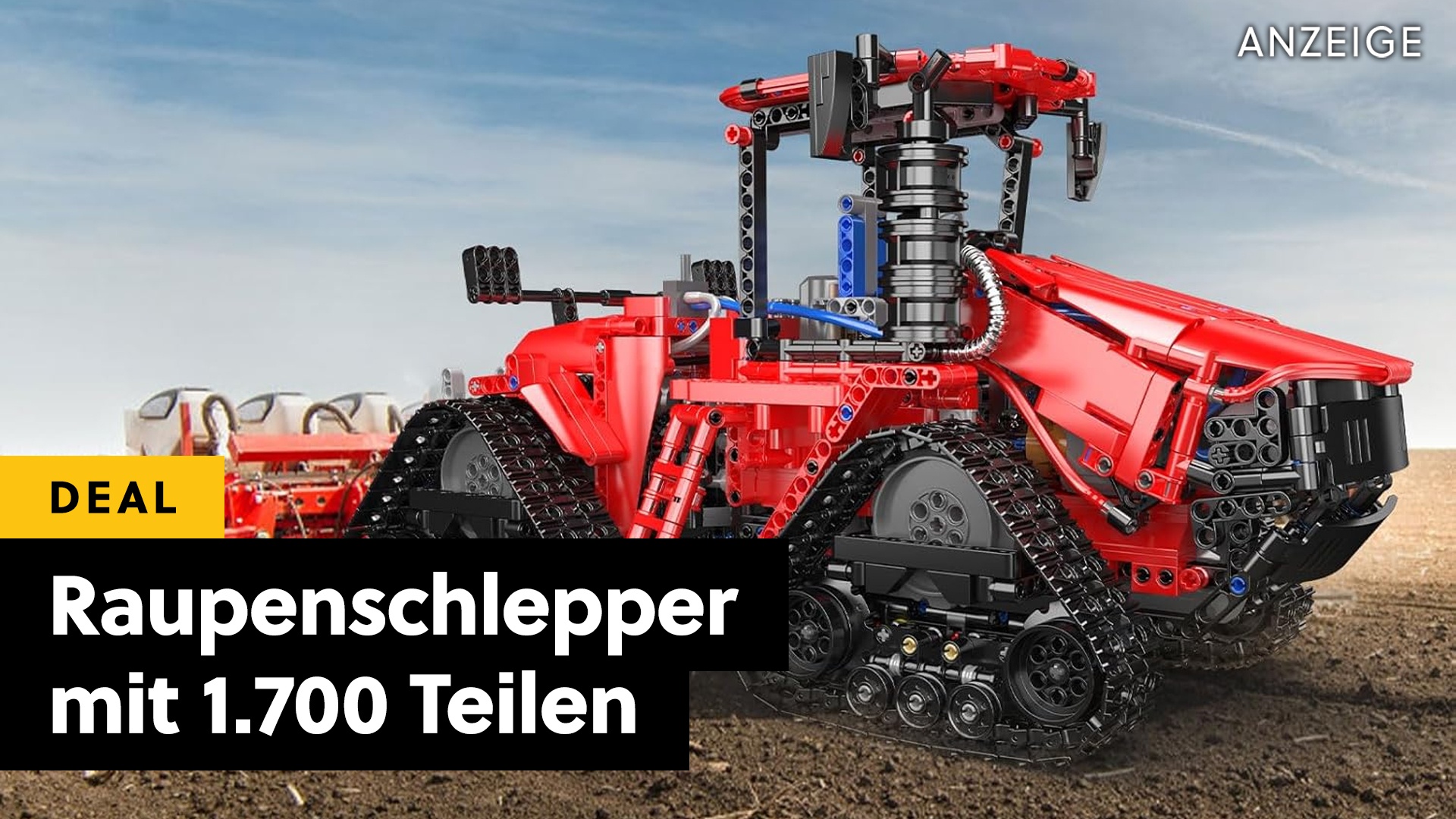 Gigantischer Raupenschlepper aus dem Landwirtschafts-Simulator: Der größte Traktor mit Knicklenkung zum Nachbauen!