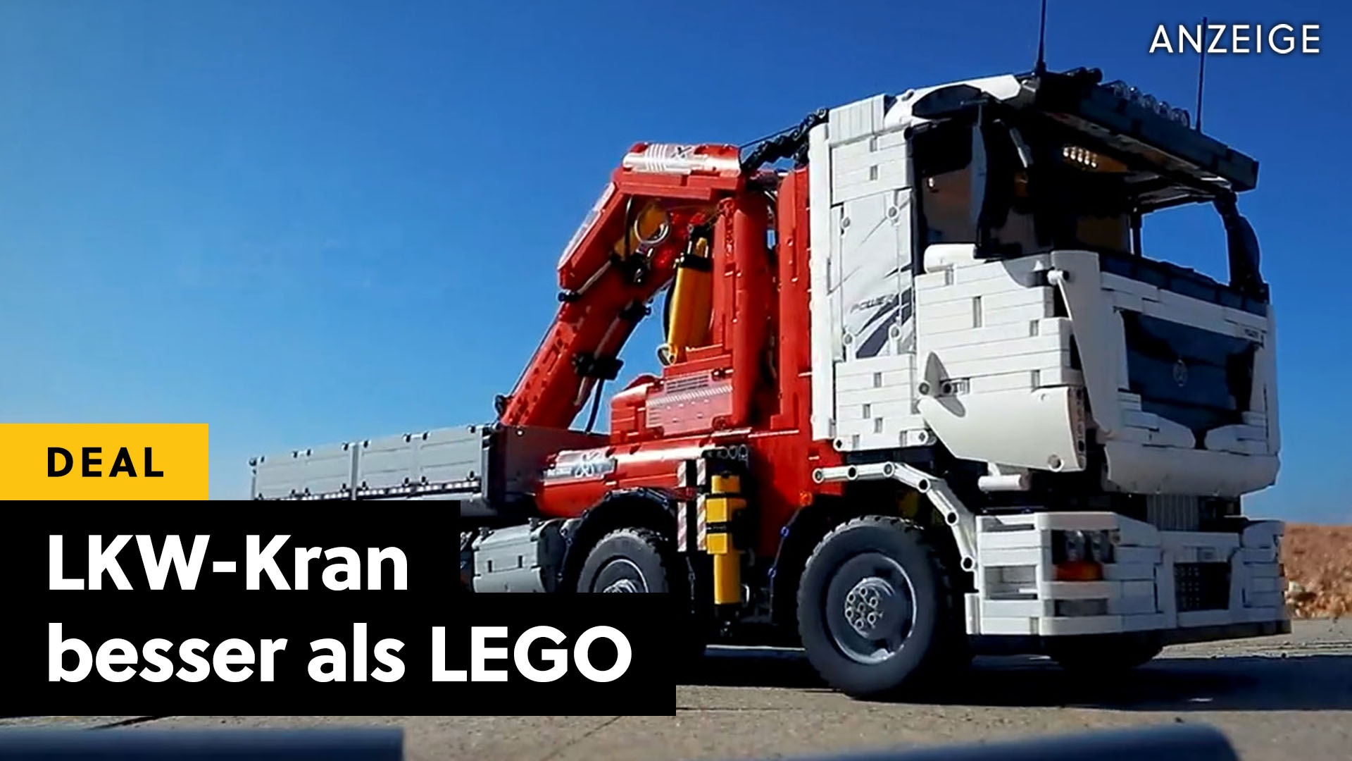 Dieser LKW mit 12 Jahre altem LEGO Technic Vorbild hat viermal so viele Steine, 11 Motoren & kostet weniger als die Hälfte