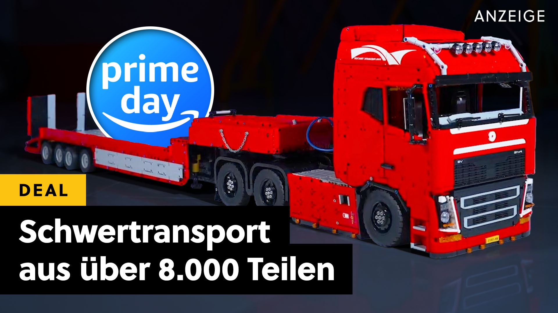 Schwertransport mit Pneumatik & über 8.000 Teilen – kein LEGO Technic Set kommt näher an die Realität heran!