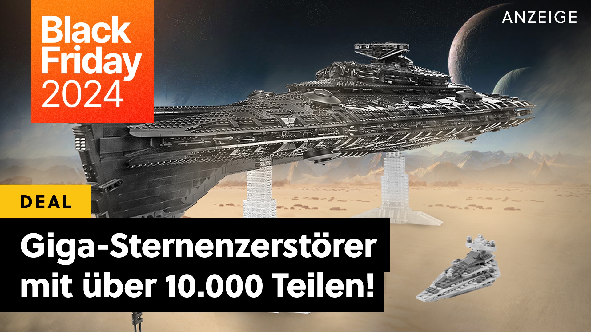 Gigantesque Star Destroyer avec plus de 10 000 pièces : un méga set à un prix avantageux, même LEGO Star Wars n'est rien en comparaison !